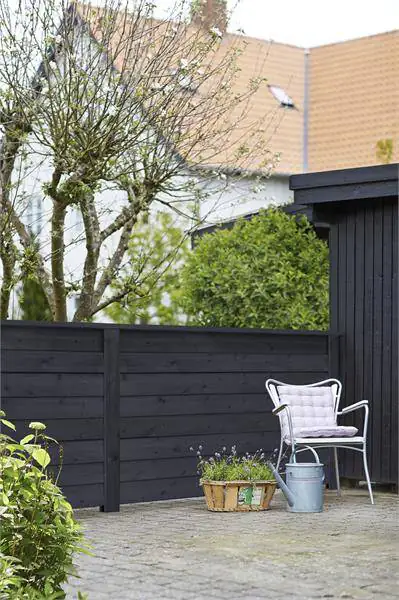 Plus Profilpfosten 268 cm, 90 x 90 mm, 1 Nut schwarz