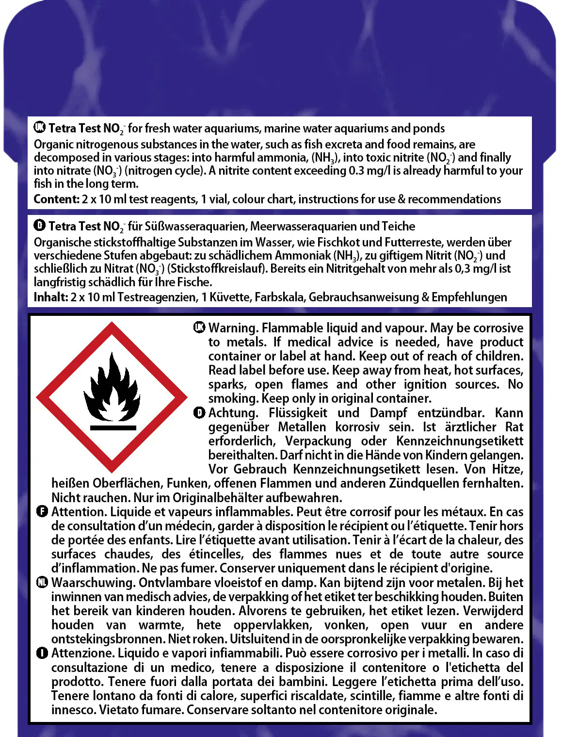 Tetra Aquariumwassertester Nitrit-Test