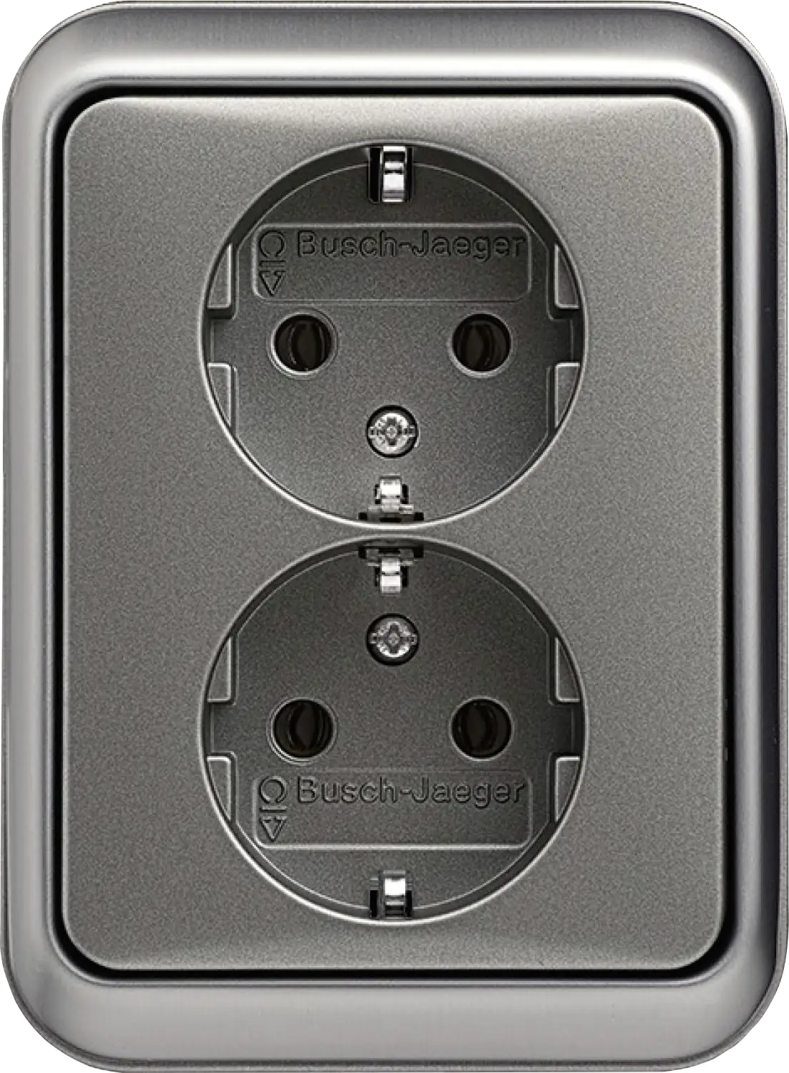 Busch-Jaeger Doppelsteckdose Alpha Nea, platin, 20-02 EUJ-20 kaufen