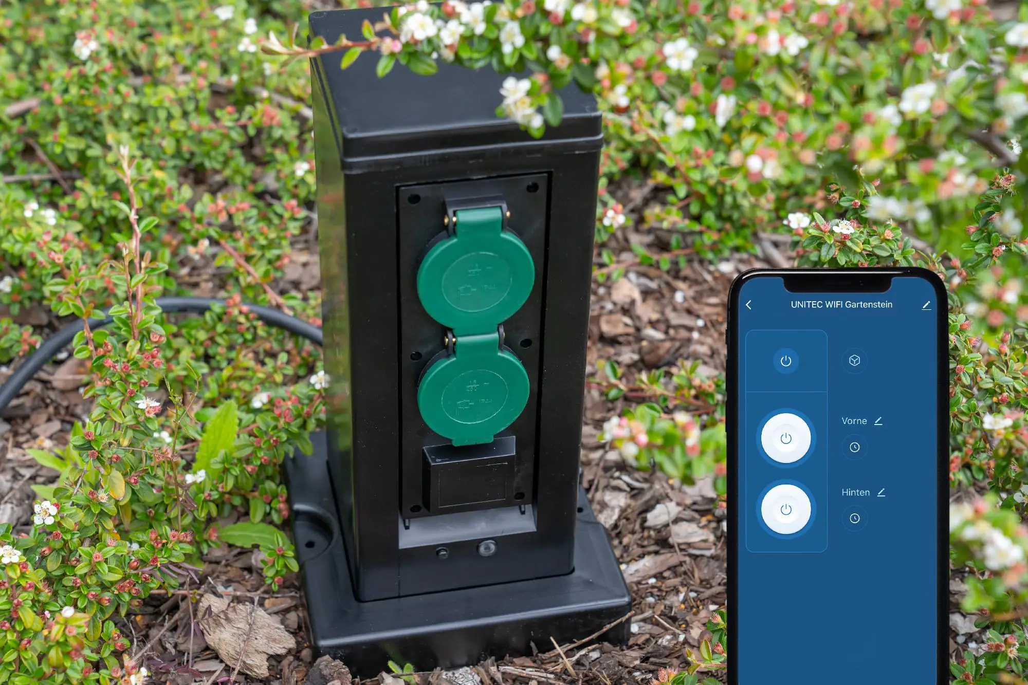 WIFI Gartensteckdosensäule