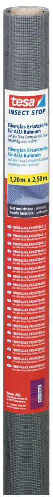 tesa Fliegengitter COMFORT Ersatzrolle 120 x 250 cm - anthrazit