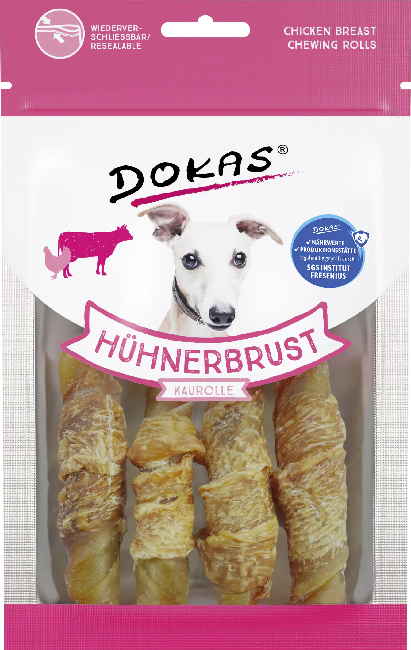 Dokas Hühnerbrust Kaurolle 90 g
