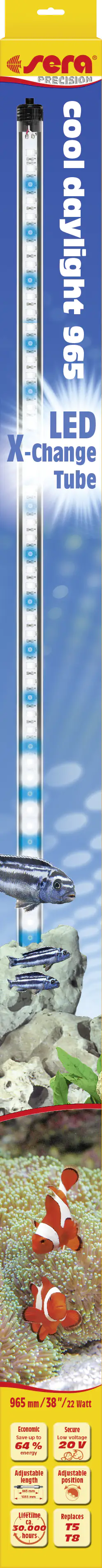 Sera Aquarium-Beleuchtung LED X-Change Tube cool daylight 965 - 1 Stück Sera Aquarium-Beleuchtung LED X-Change Tube cool daylight 965 - 1 Stück