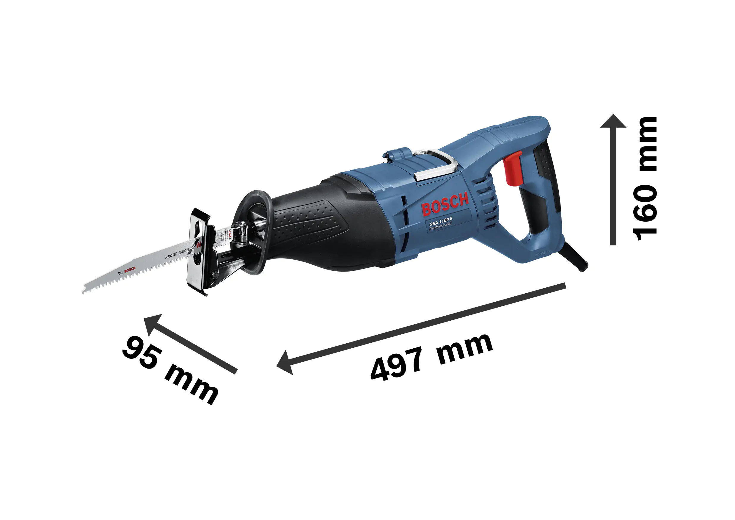 Bosch Professional Säbelsäge GSA 1100 E Bosch Professional Säbelsäge GSA 1100 E