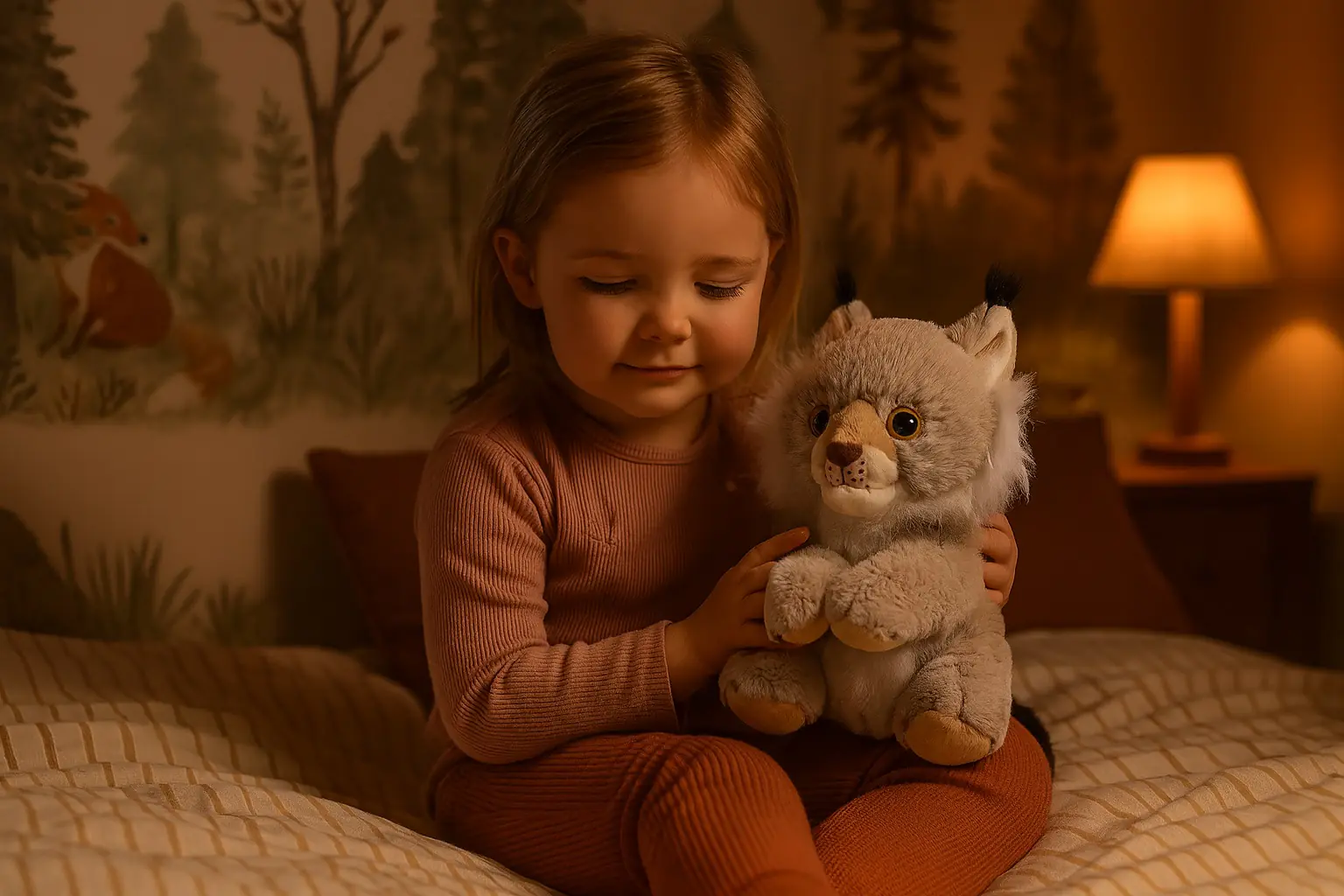 Warmies Wärmekuscheltier Luchs grau 