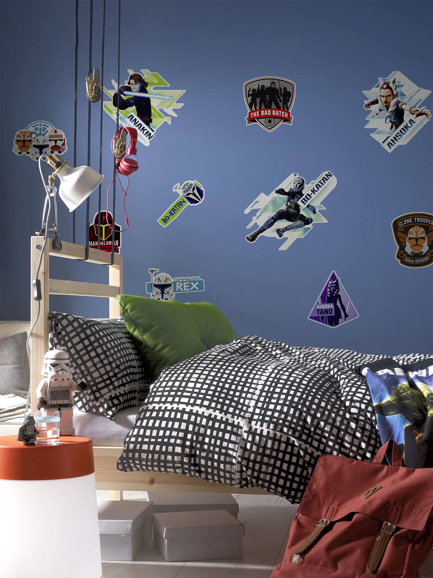 Komar Dekosticker Clone Wars Badges 100 x 70 cm Komar Dekosticker Clone Wars Badges 100 x 70 cm