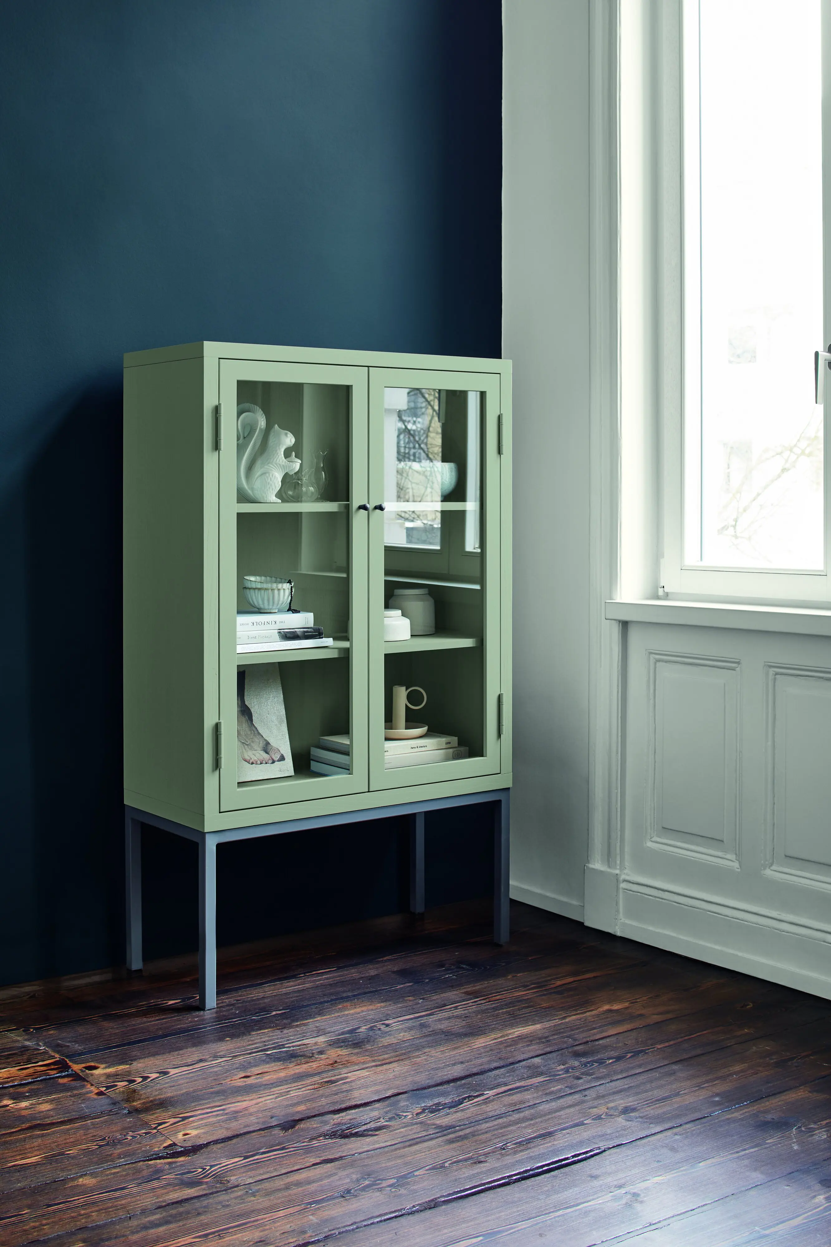 Alpina Feine Farben Lack No. 12 Sanfter Morgentau - graugrün 750 ml