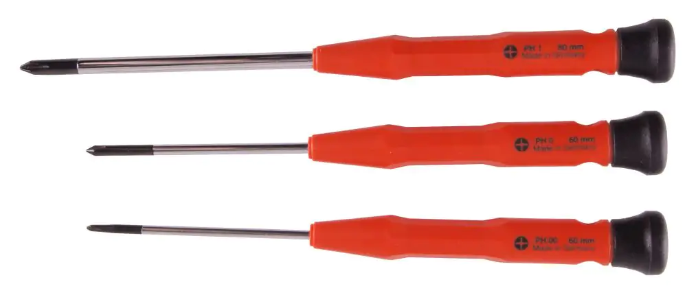 Schraubendrehersatz 3-teilig Feinmechaniker Philips