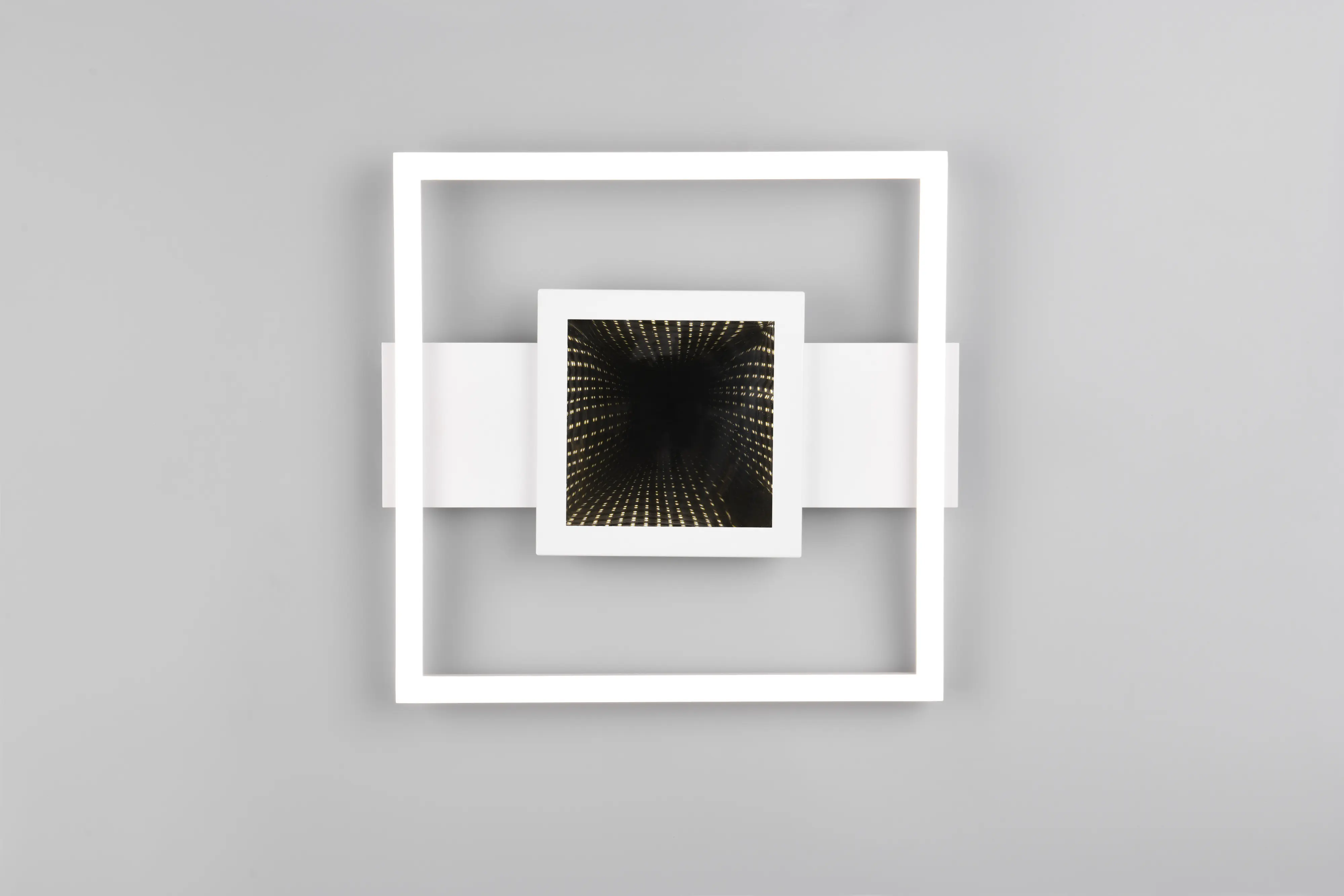 Trio LED-Deckenleuchte Wheeler 35 x 33 cm neutralweiß weiß matt