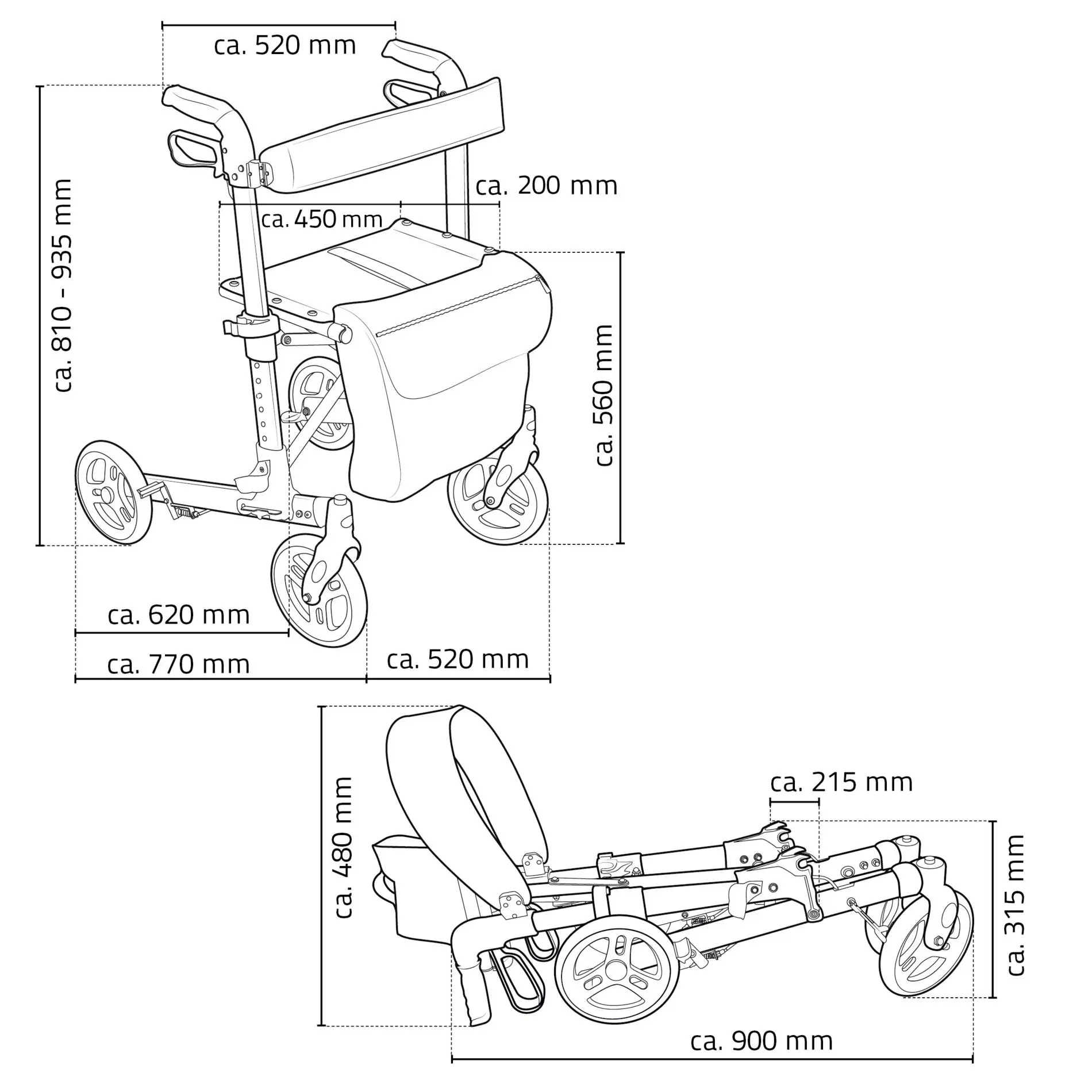 Ridder Rollator Mio 