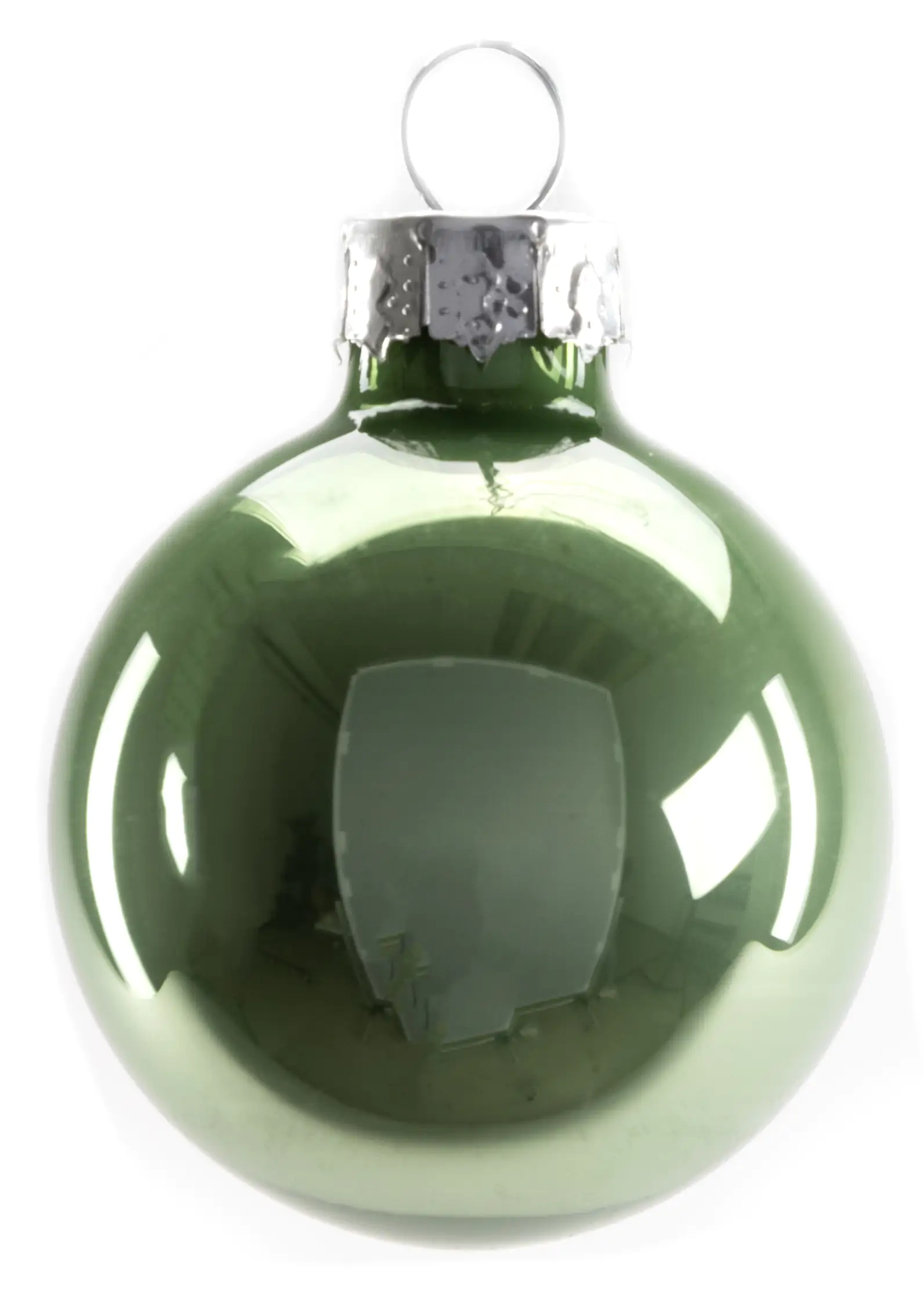 TrendLine Weihnachtskugeln aus Glas Ø 3,5 cm salbeigrün 16 Stück