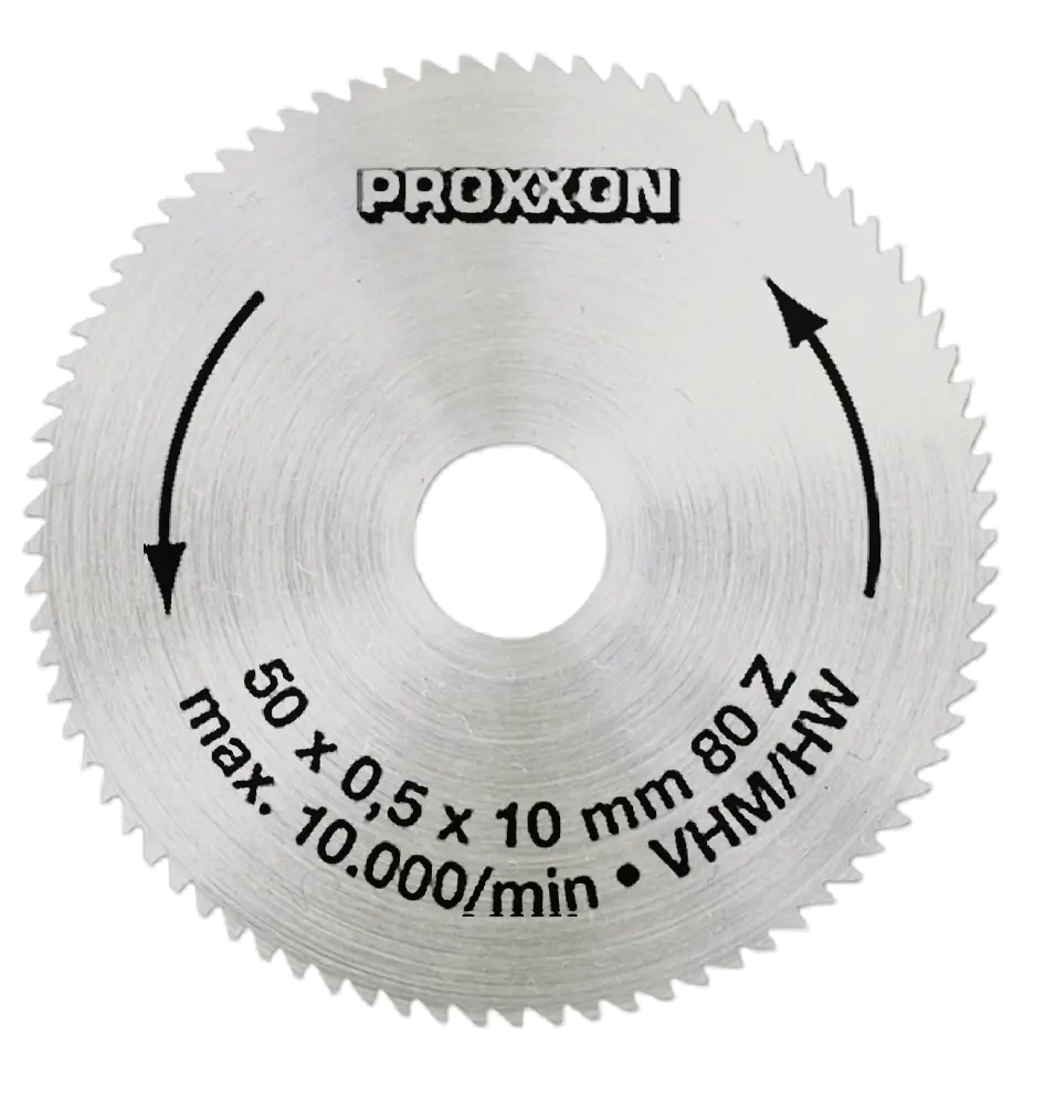Proxxon Kreissägeblatt Hartmetall 50 mm 80 Zähne