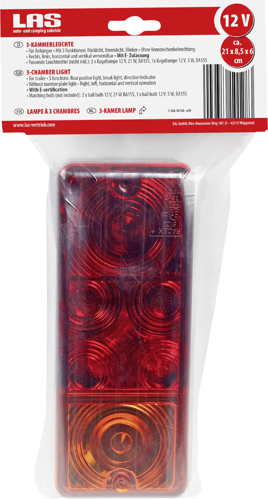 LAS Dreikammer Rückleuchte 10128 rechts oder links