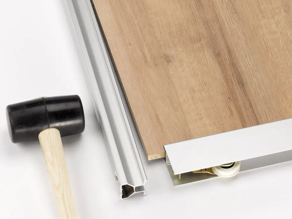 Schiebetür-Baupaket Rapid Eiche Country/Pinie white