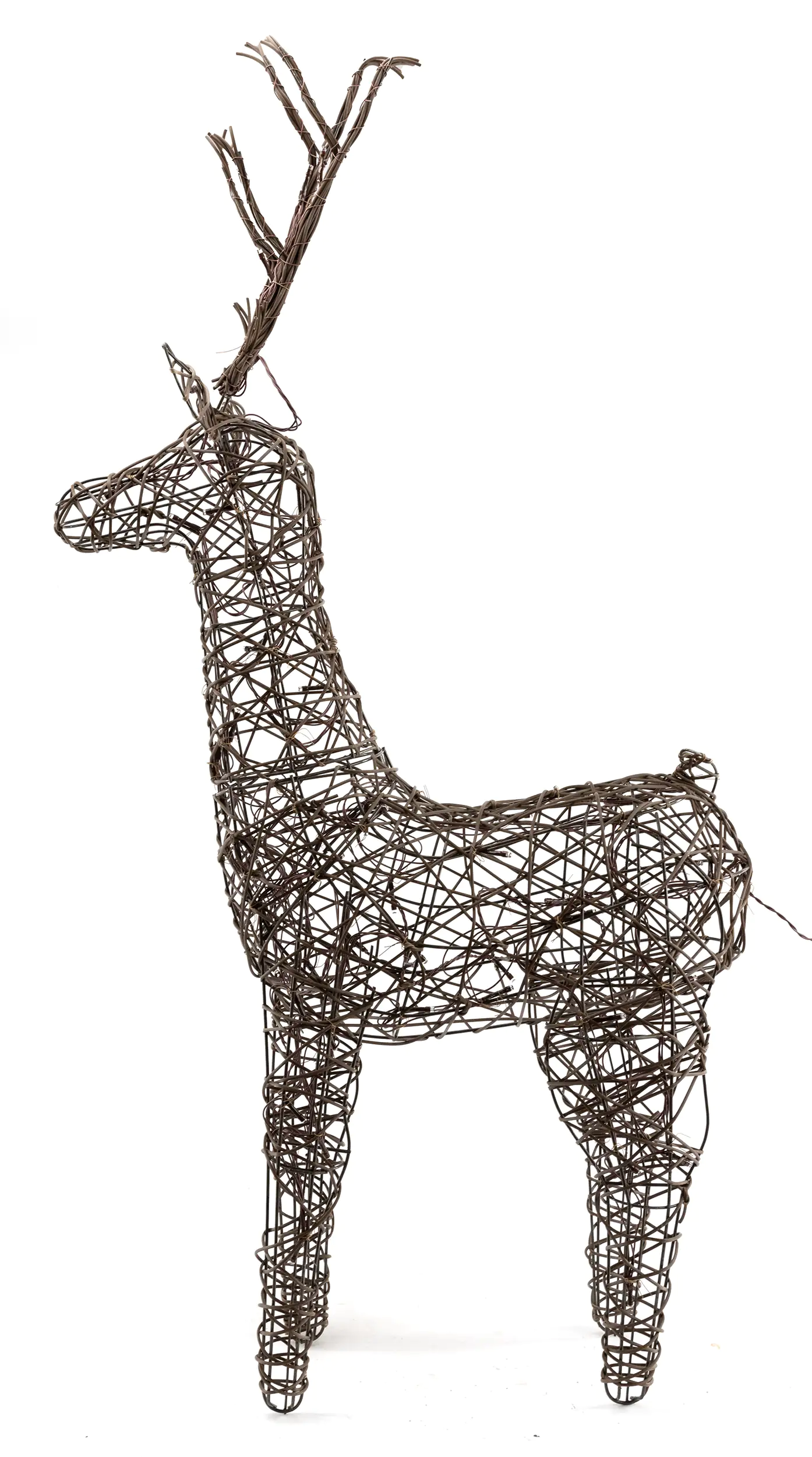 8718533559156 Kaemingk LED Hirsch mit 72 Lichter 104 cm braun