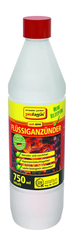 Profagus Flüssiganzünder Fluid ökologisch 750 ml