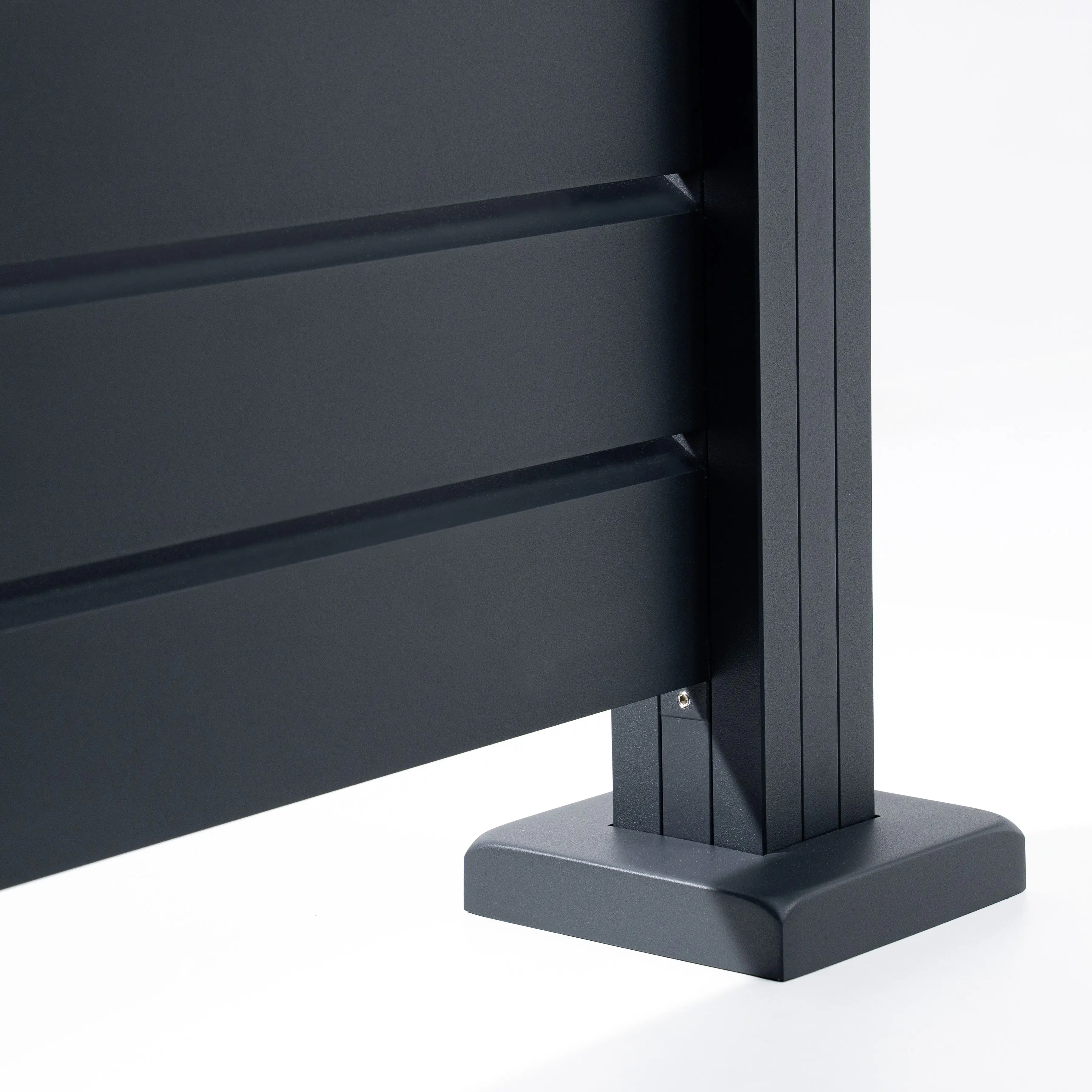 Ambiente Alu-Zaun Grundset Rhombus MINI 187 x 184,2 cm anthrazit 