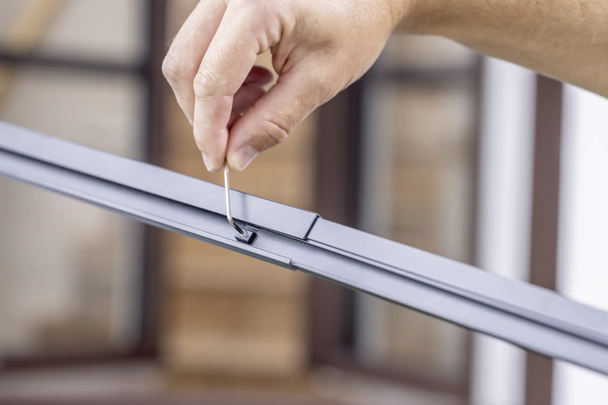 Windhager IS Fliegenschutz-Fenster Click & Protect 130 x 140 cm schwarz/anthrazit