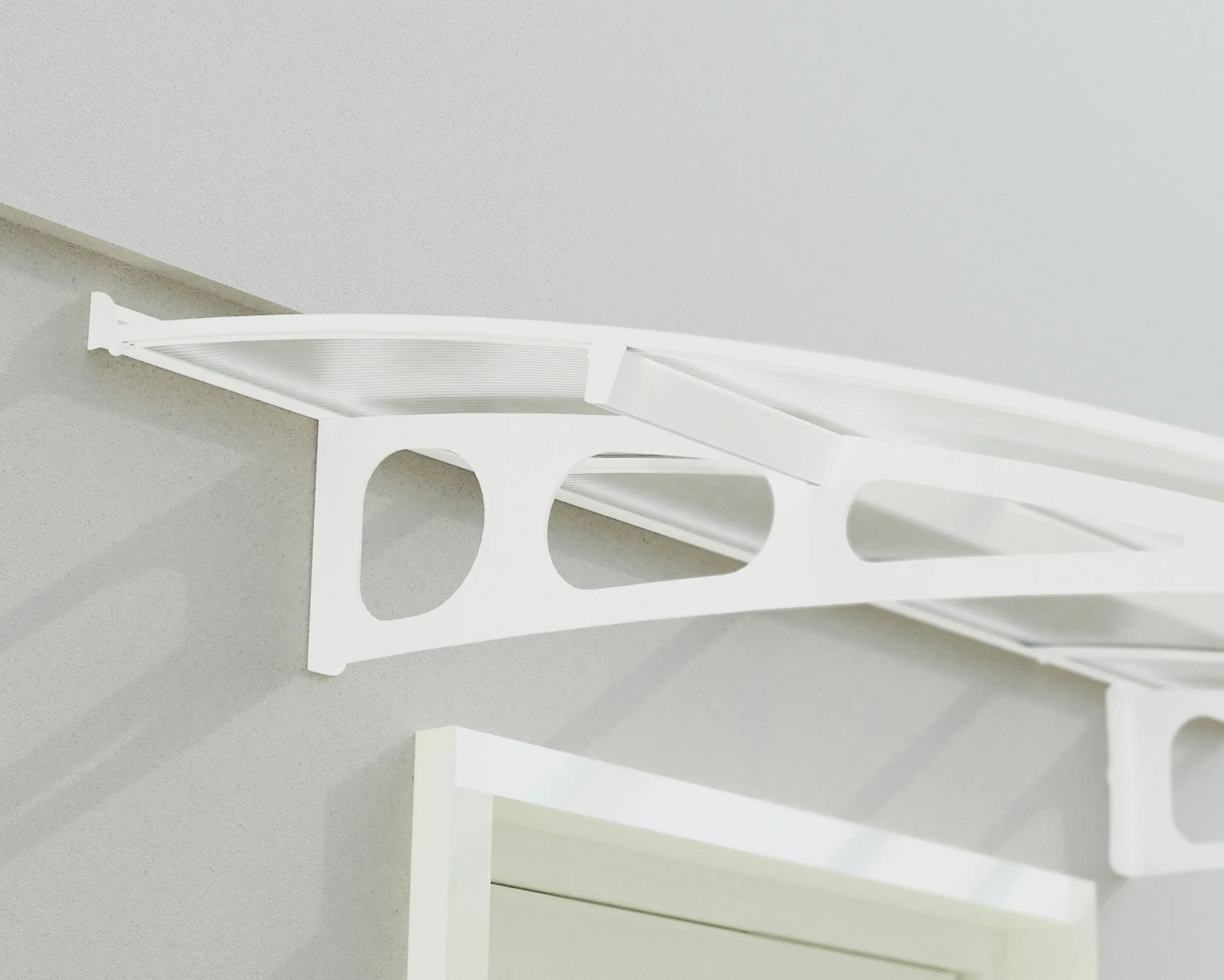 Canopia Vordach Bordeaux  670,5 x 139 cm weiß