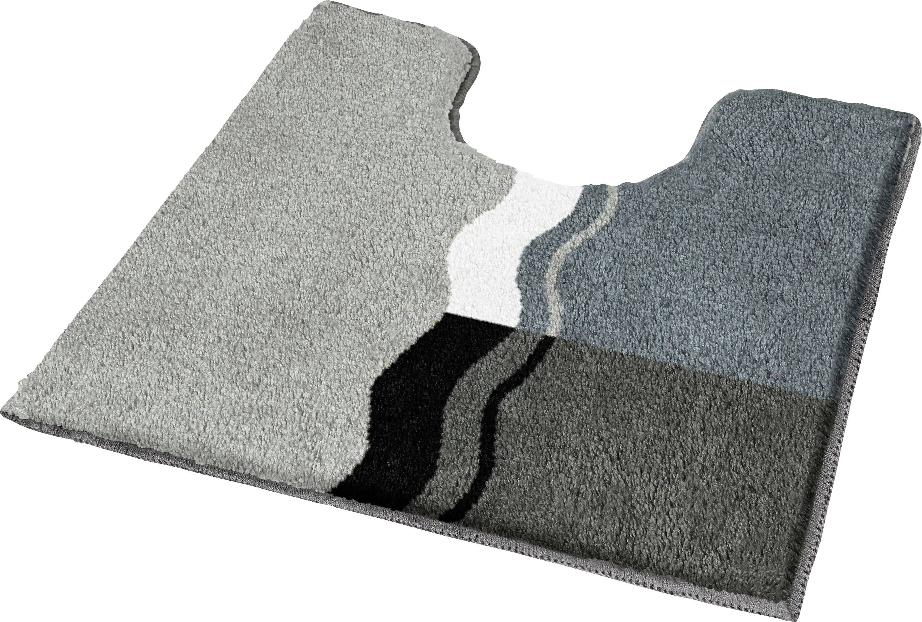 Kleine Wolke WC-Vorleger Vanessa 55x 55 cm, platin Kleine Wolke WC-Vorleger Vanessa 55x 55 cm, platin