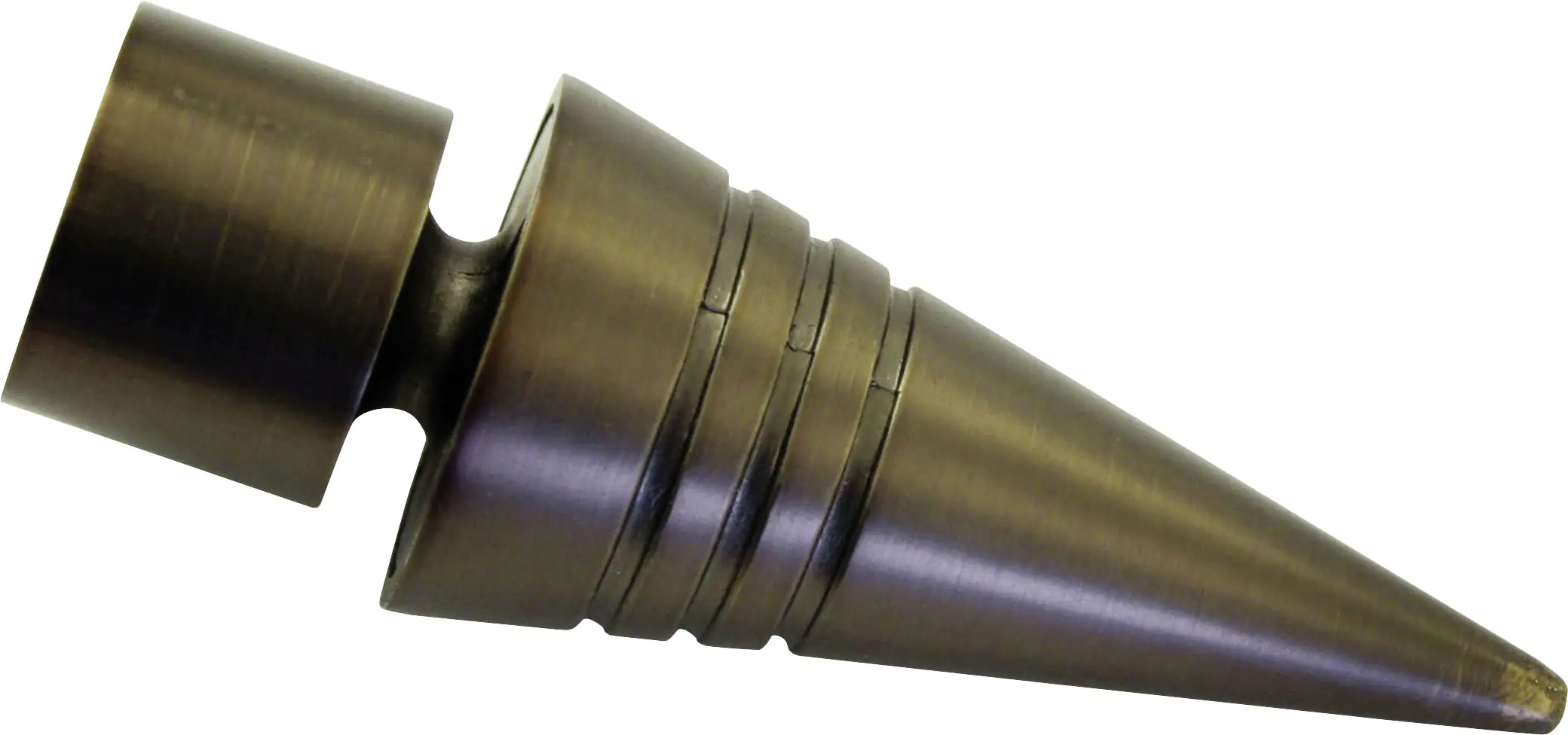 Gardinia Endknopf Chicago Spitze bronze Spitze bronze, Ø 20 mm