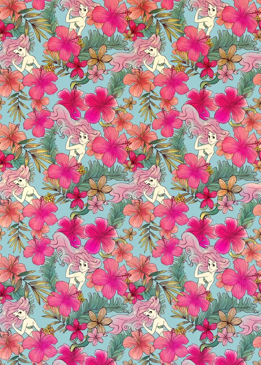 4055065510137 Komar Vlies Fototapete Ariel Pink Flower 200 x 280 cm