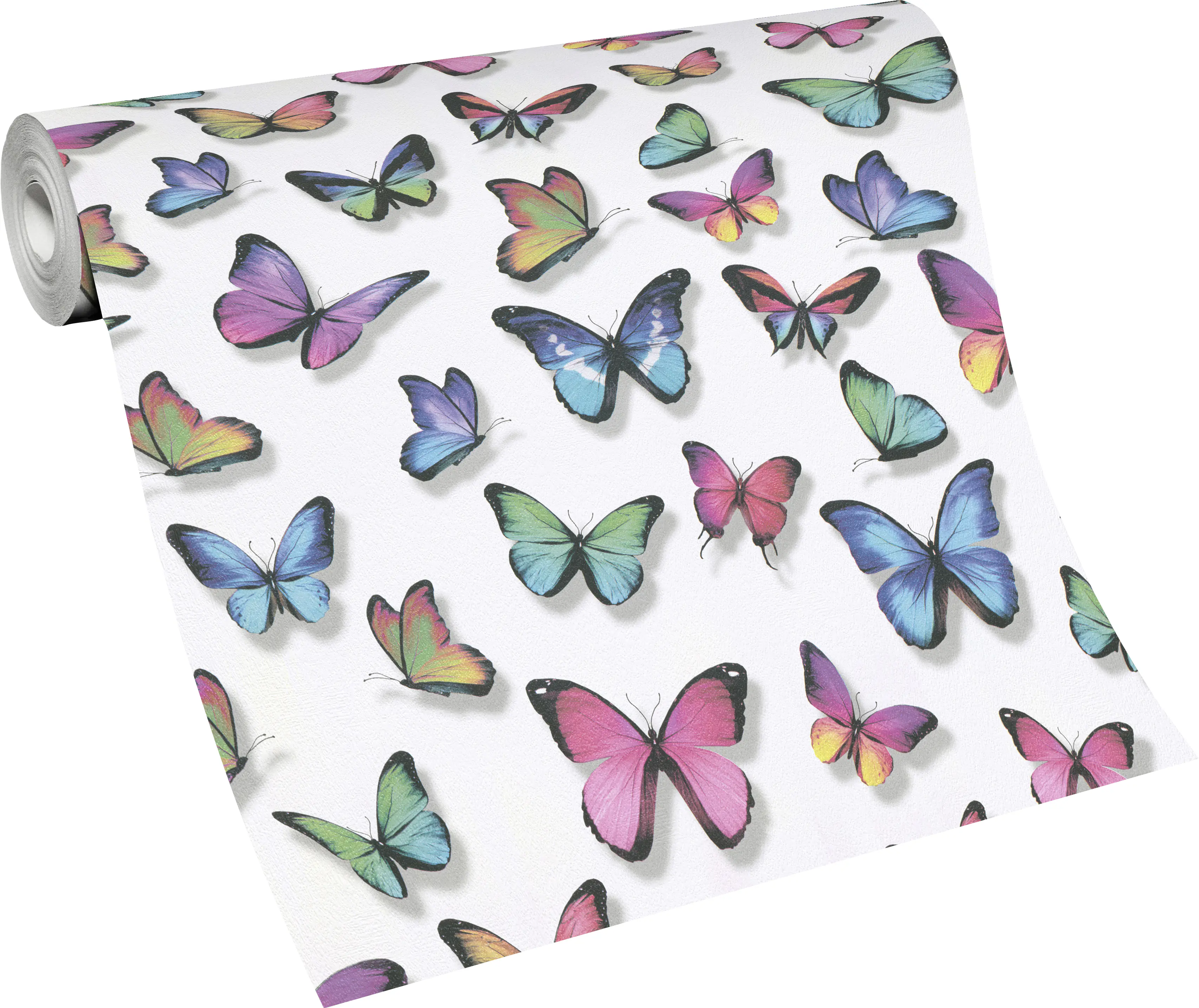 Erismann Prägetapete 30000-17 Kinderzimmer, Schmetterlinge, 10,05 x 0,53 m