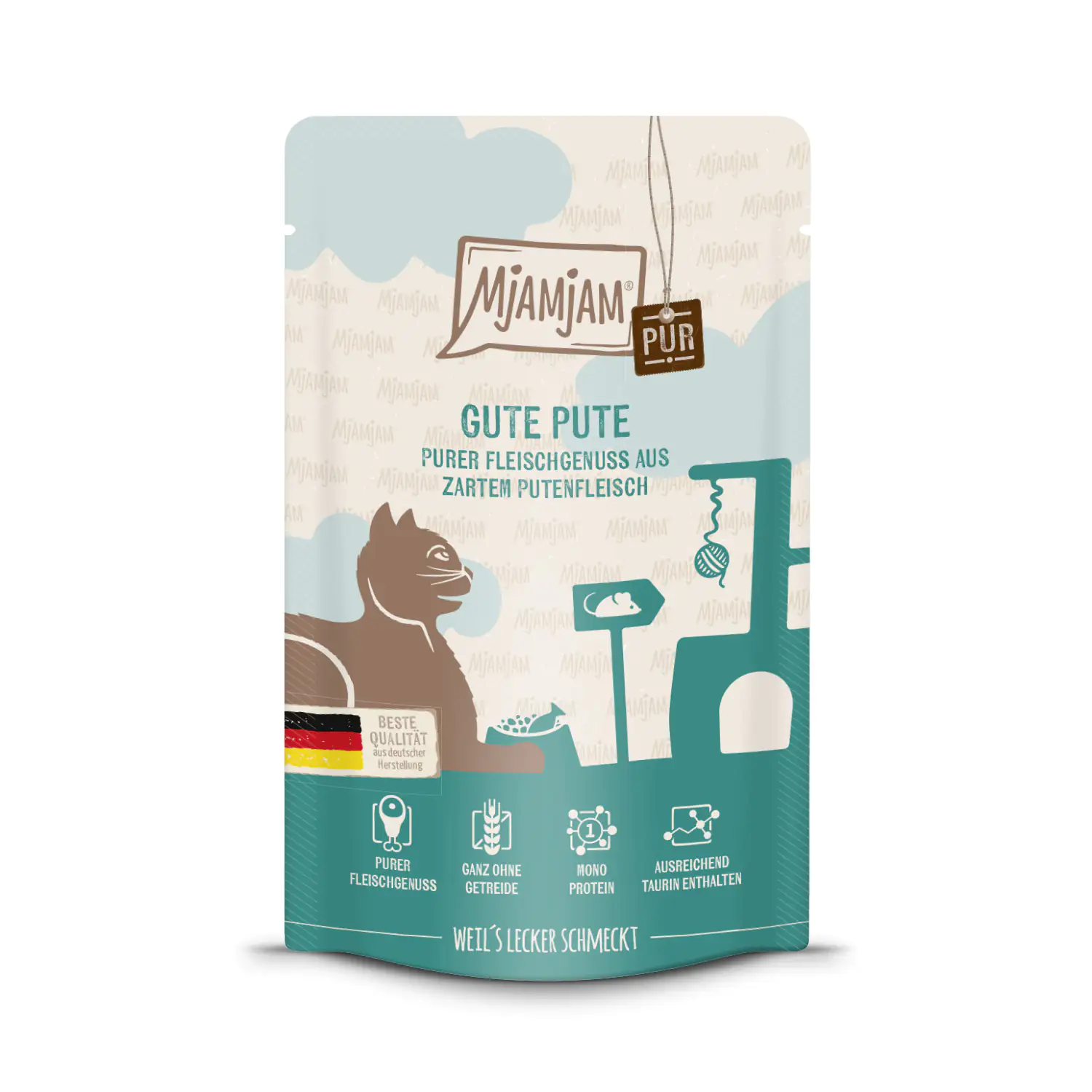 MjAMjAM - Quetschie - purer Fleischgenuss - gute Pute pur 125 g 125 g