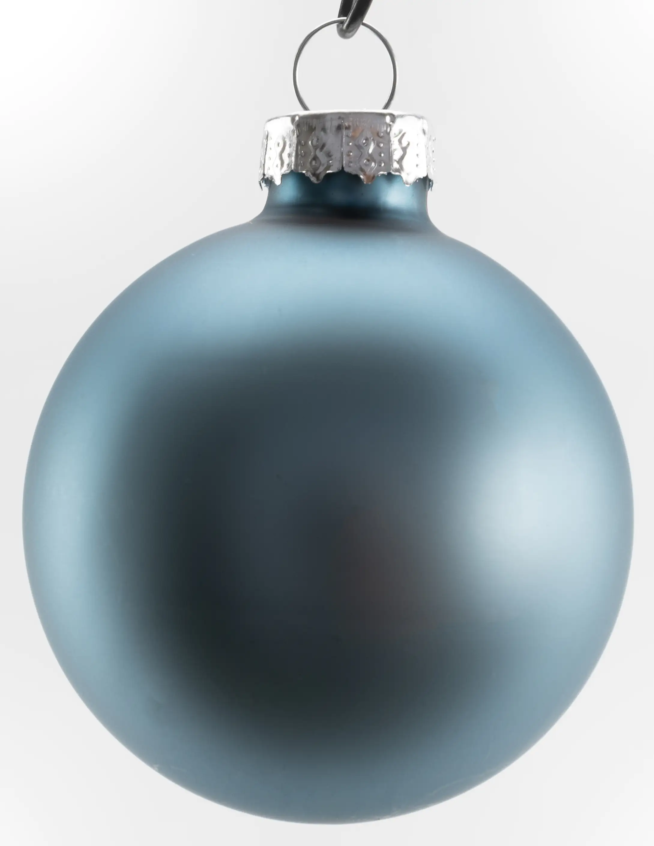 TrendLine Weihnachtskugeln aus Glas Ø 6 cm dämmerungsblau 20 Stück