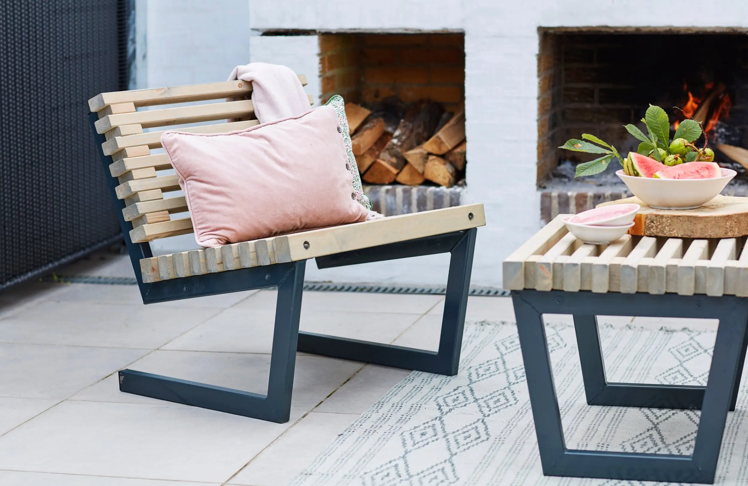 Plus Sessel Siesta 69 cm natur-schwarz Plus Sessel Siesta 69 cm natur-schwarz