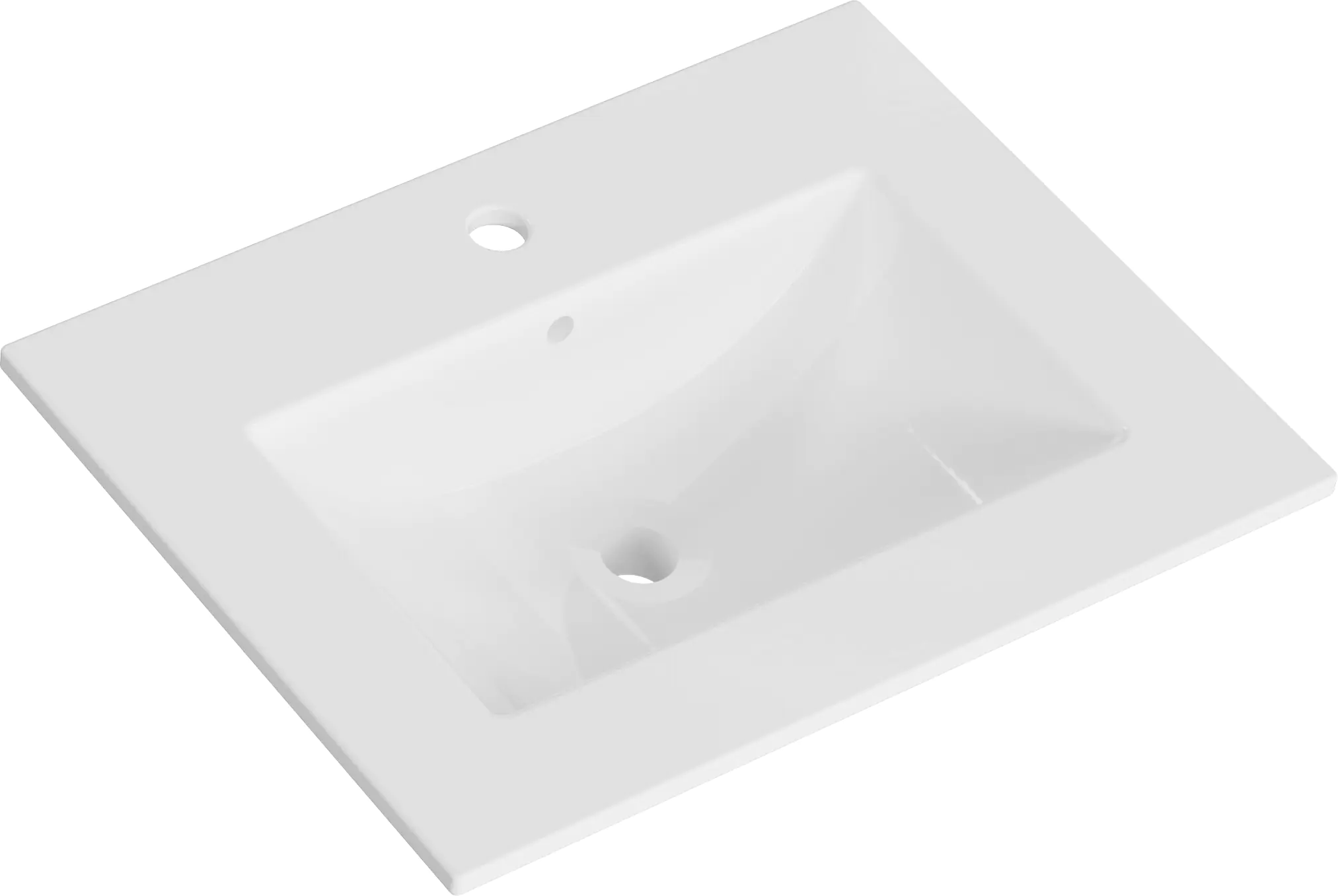 Primaster Keramikwaschbecken 61 cm Düsseldorf weiß Primaster Keramikwaschbecken 61 cm Düsseldorf weiß