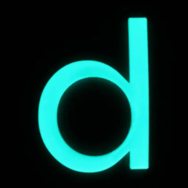 Alpertec Klebebuchstabe "D"