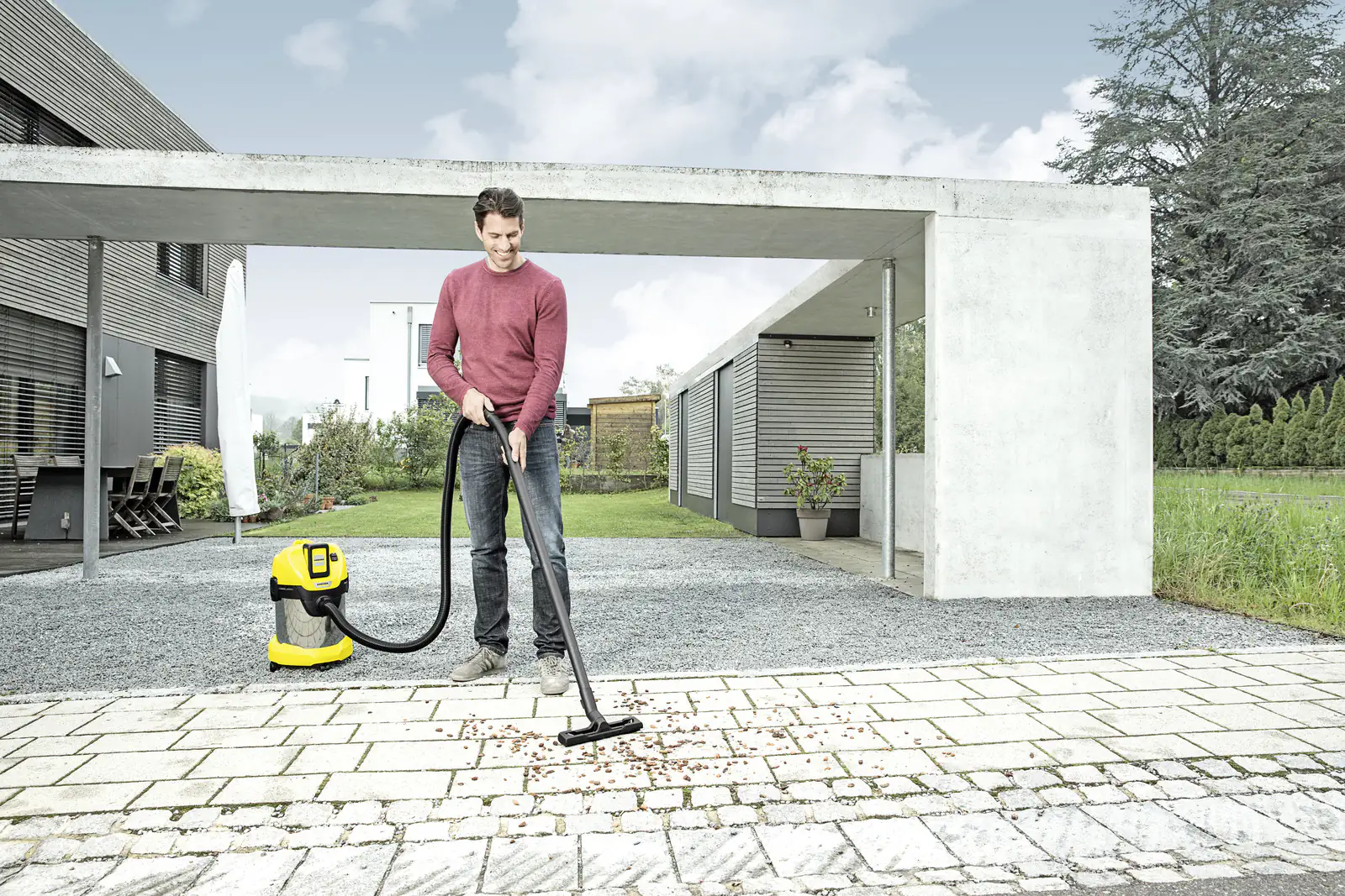 Kärcher Akku-Nass-Trockensauger WD 3 36 V 2,5 Ah 17 l, Edelstahl Kärcher Akku-Nass-Trockensauger WD 3 36 V 2,5 Ah 17 l, Edelstahl