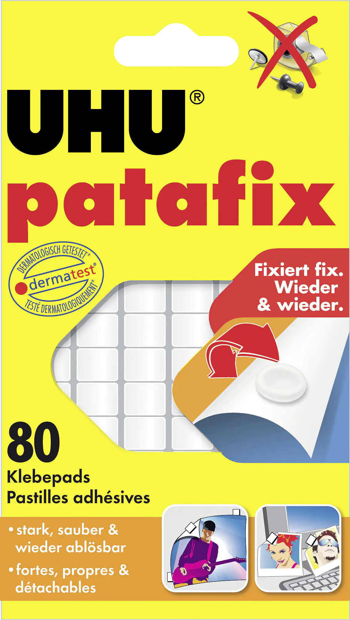 4026700488104_1125983 UHU patafix weiß 80 Stück