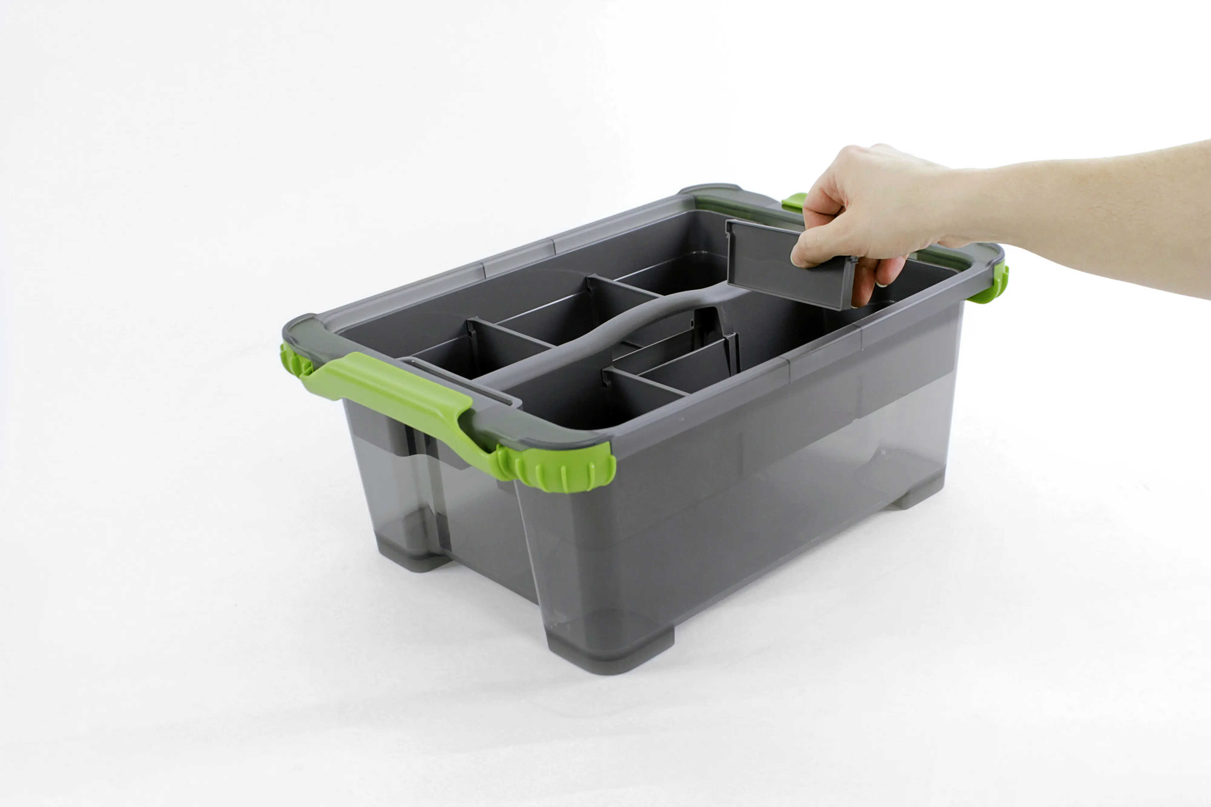 Rotho Aufbewahrungsbox EVO Total inkl. Deckel 11 L anthrazit