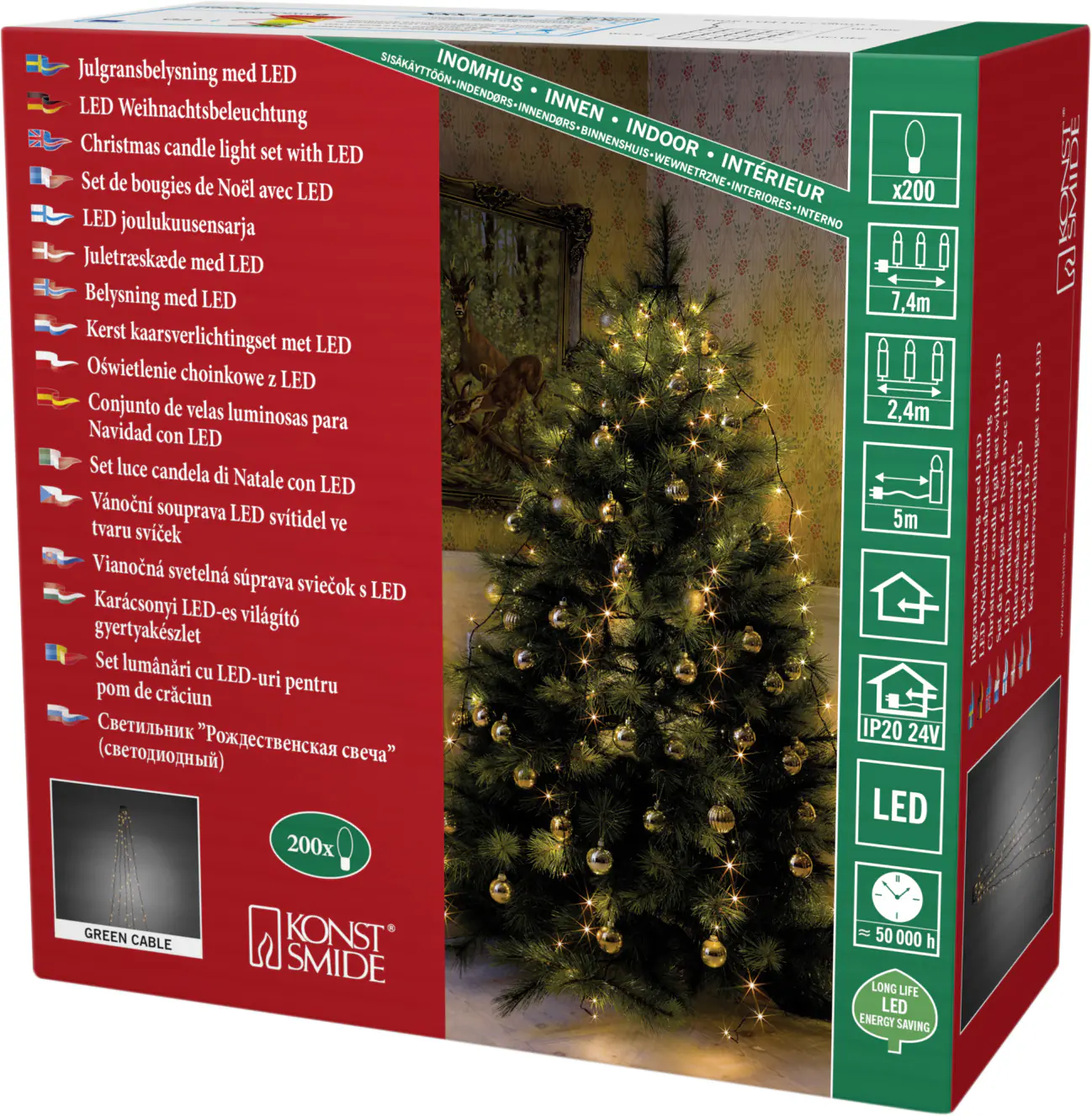 Konstsmide LED Baummantel 200 LED