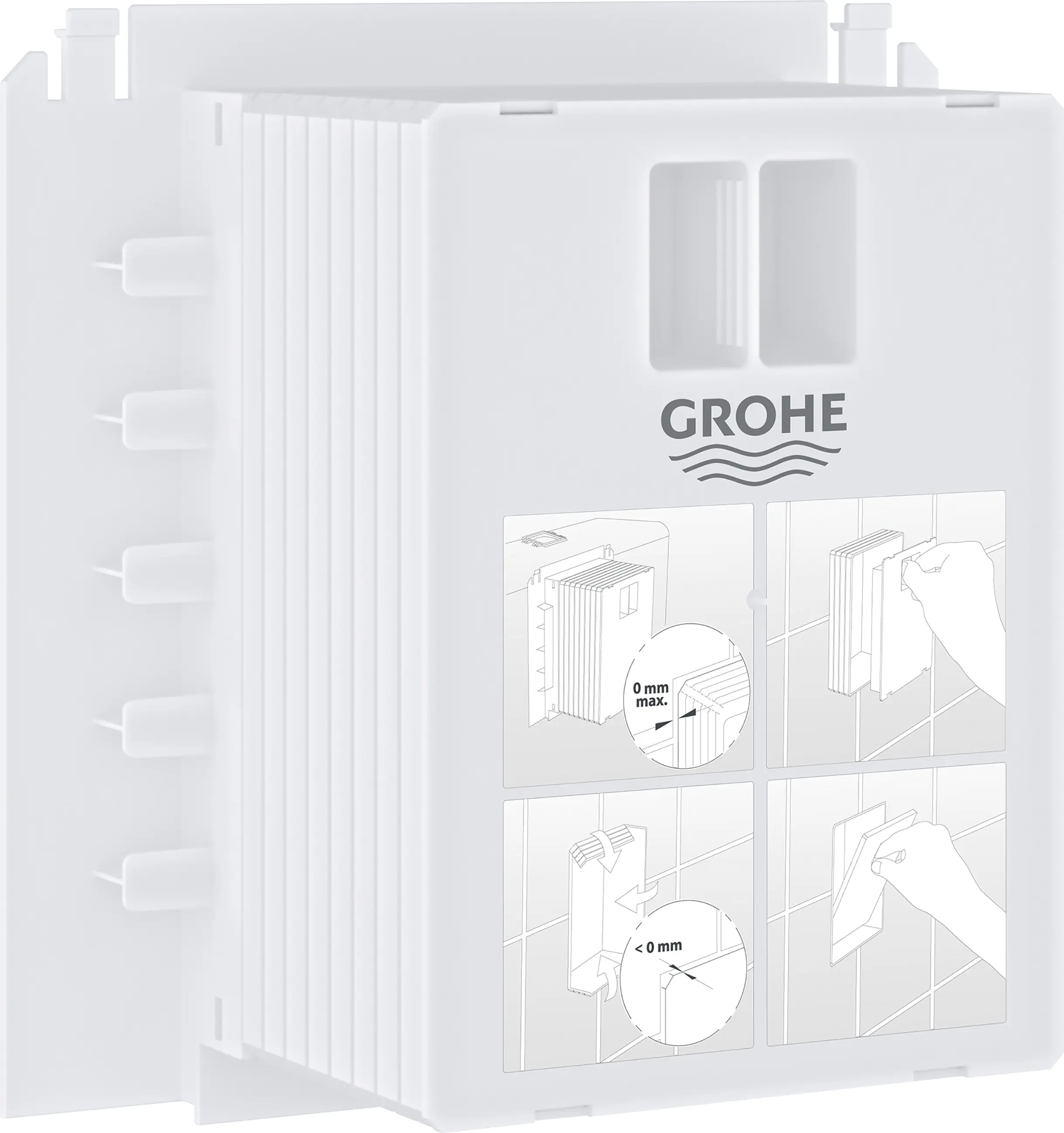 Grohe Revisionsschacht für kleine Abdeckplatten