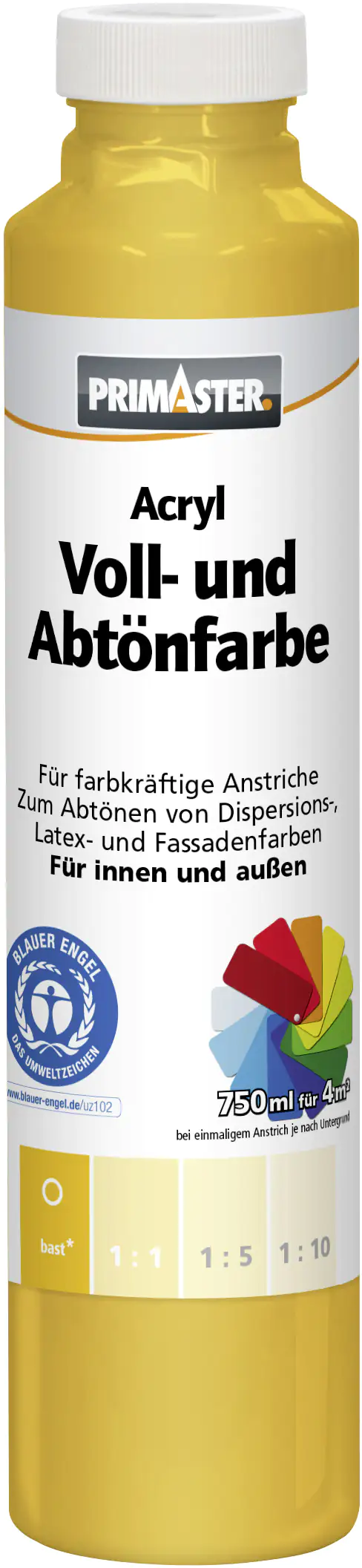 Primaster Voll- und Abtönfarbe 750 ml bast matt