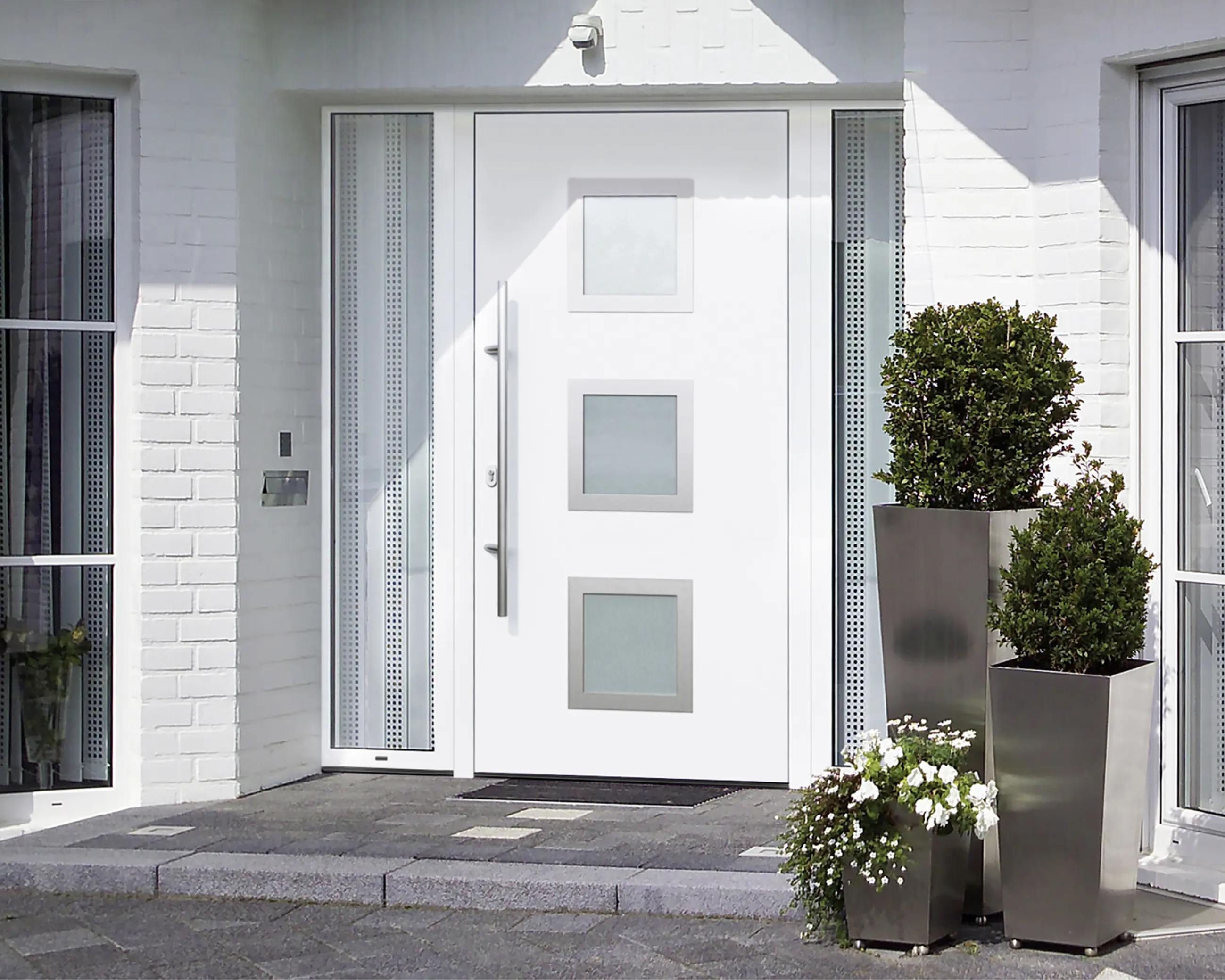 EcoStar Haustür ISOPRO IP 810S verkehrsweiß 110 x 210 cm