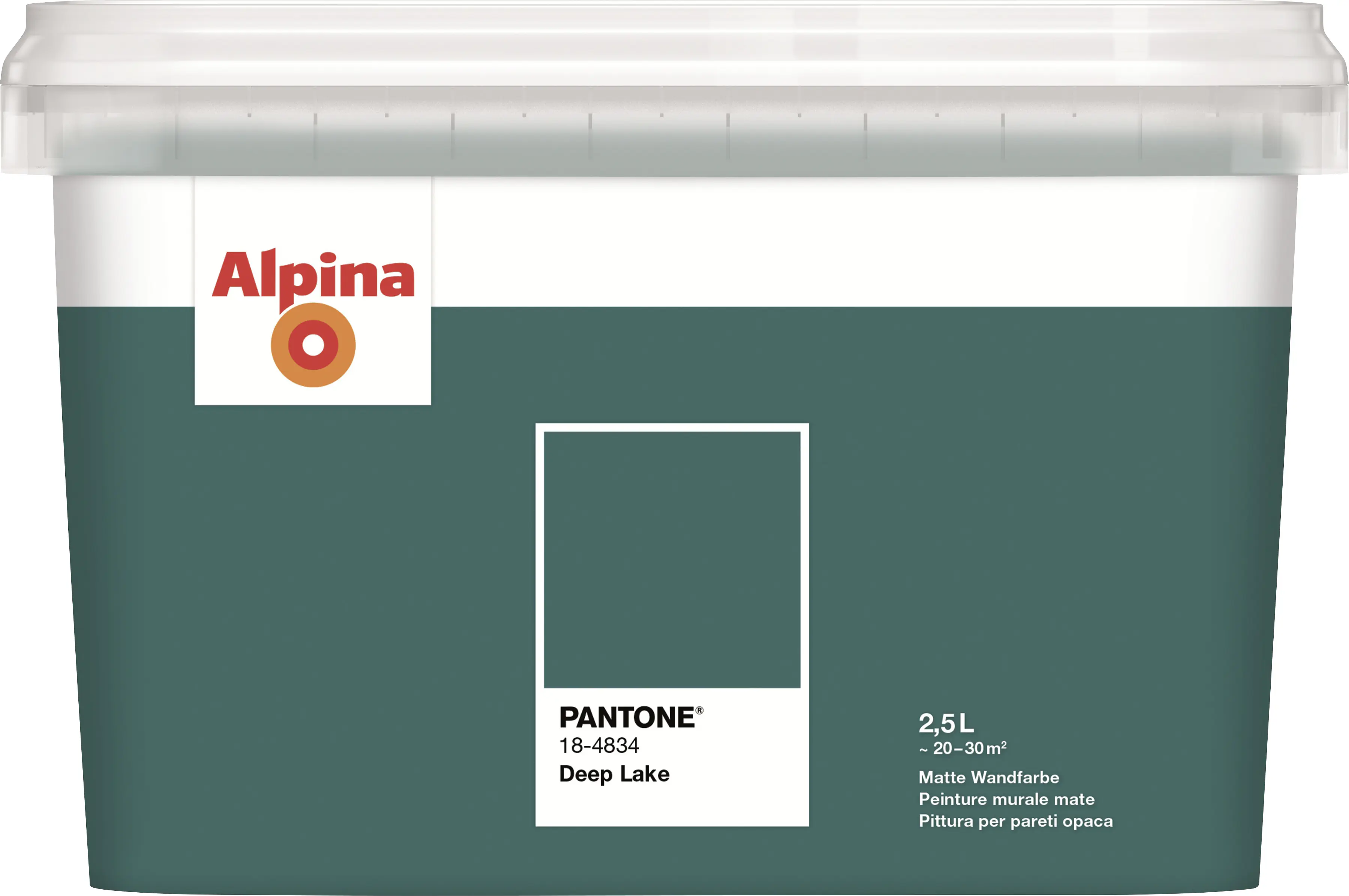 Alpina Wandfarbe Pantone matt deep lake 2,5 L