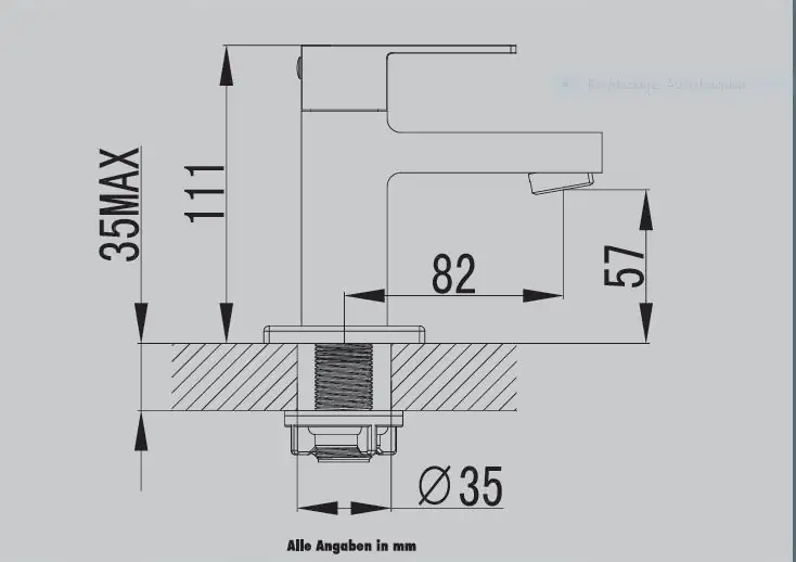 Primaster Kaltwasserarmatur Trier verchromt