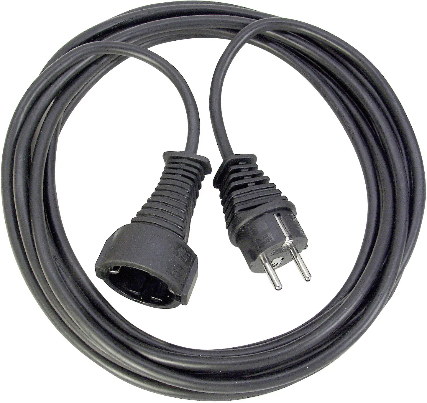 Brennenstuhl Verlängerungskabel Innen 3 Meter H05VV-F3G 1.5, schwarz