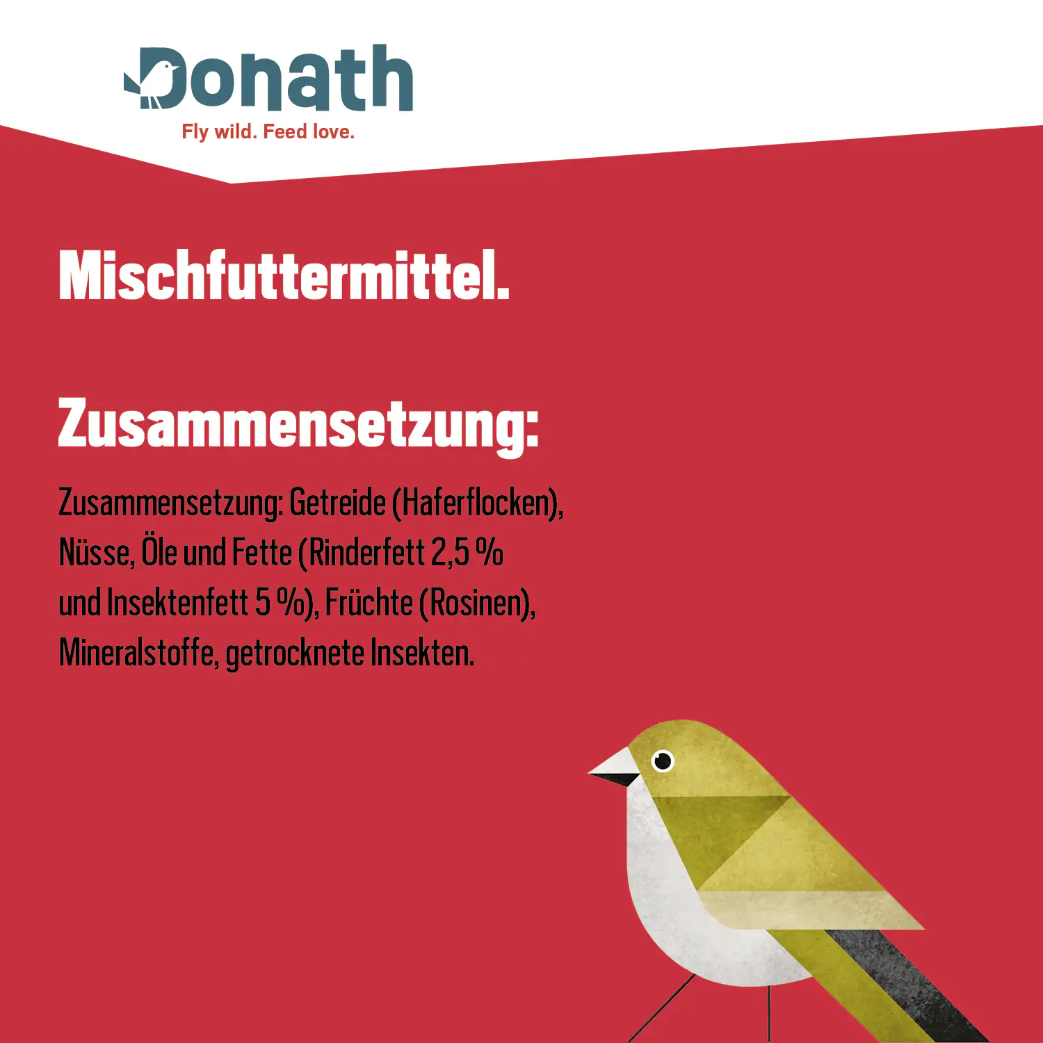 Donath Wildvogelfutter Energie Mix 1 kg Donath Wildvogelfutter Energie Mix 1 kg