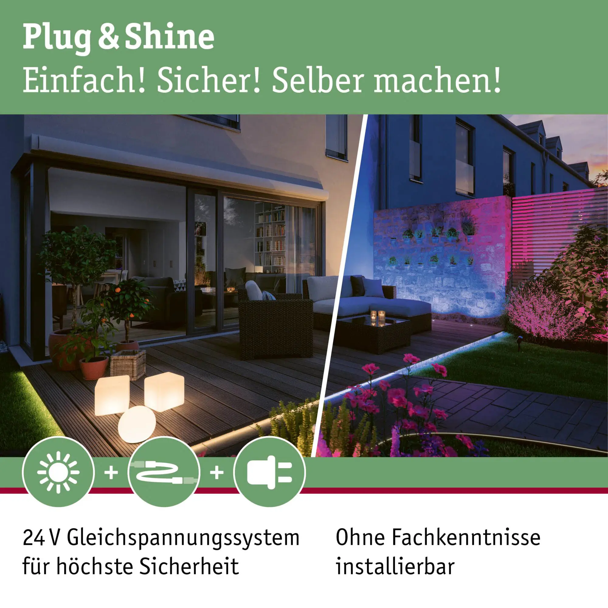 Paulmann LED-Gartenstrahler ZigBee anthrazit dimmbar