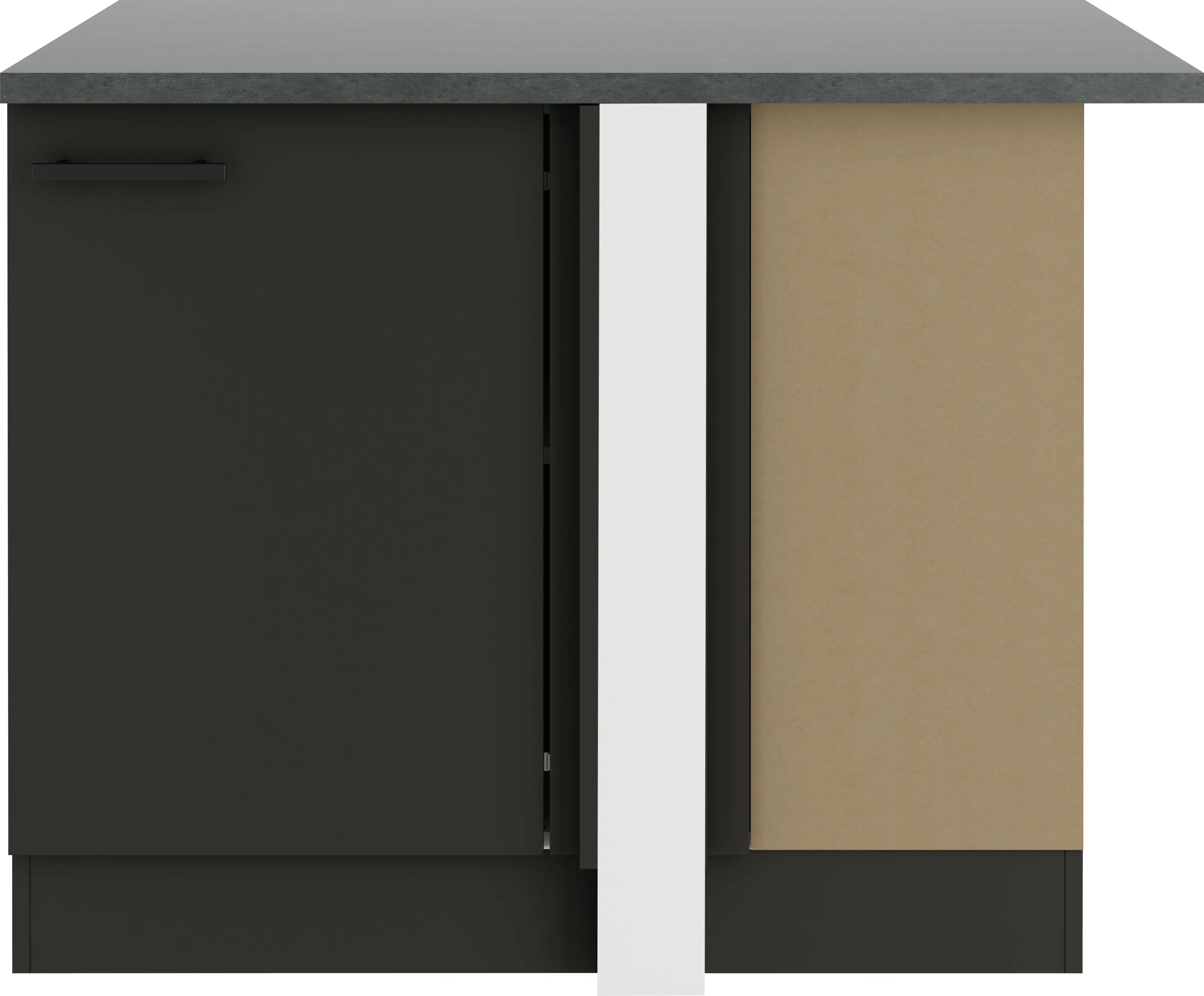 Optifit Eckunterschrank Madrid 420 anthrazit matt 110 cm