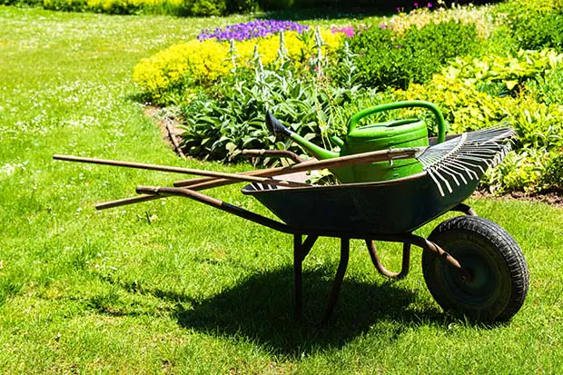 Gartengeräte-Grundausstattung 