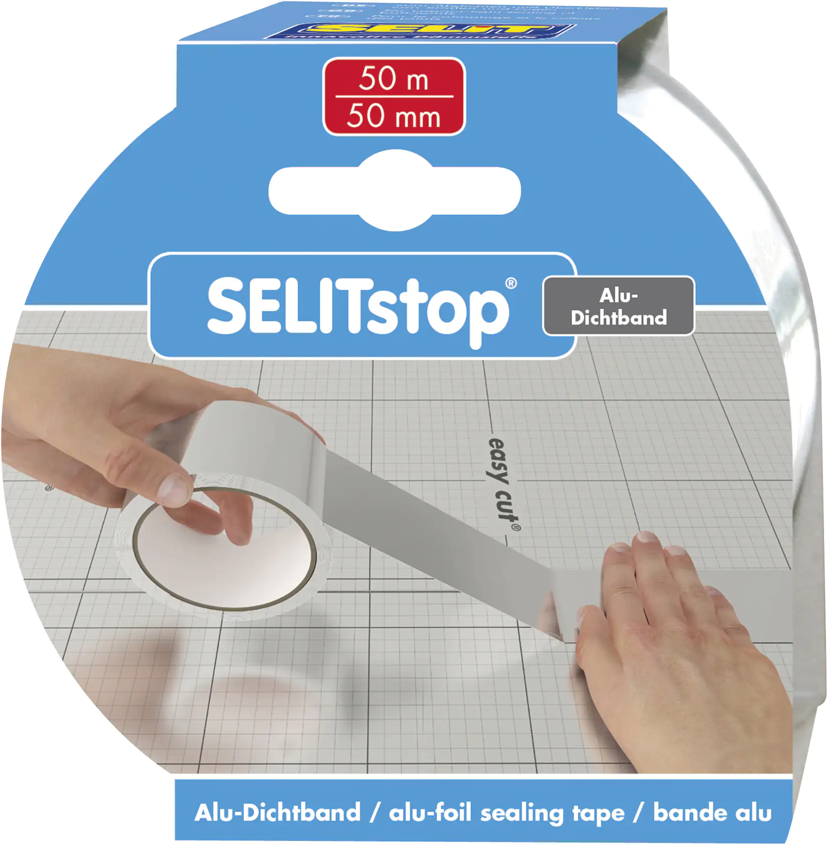 Selitstop Alu Dichtband Rolle - 50 Meter Selitstop Alu Dichtband Rolle - 50 Meter