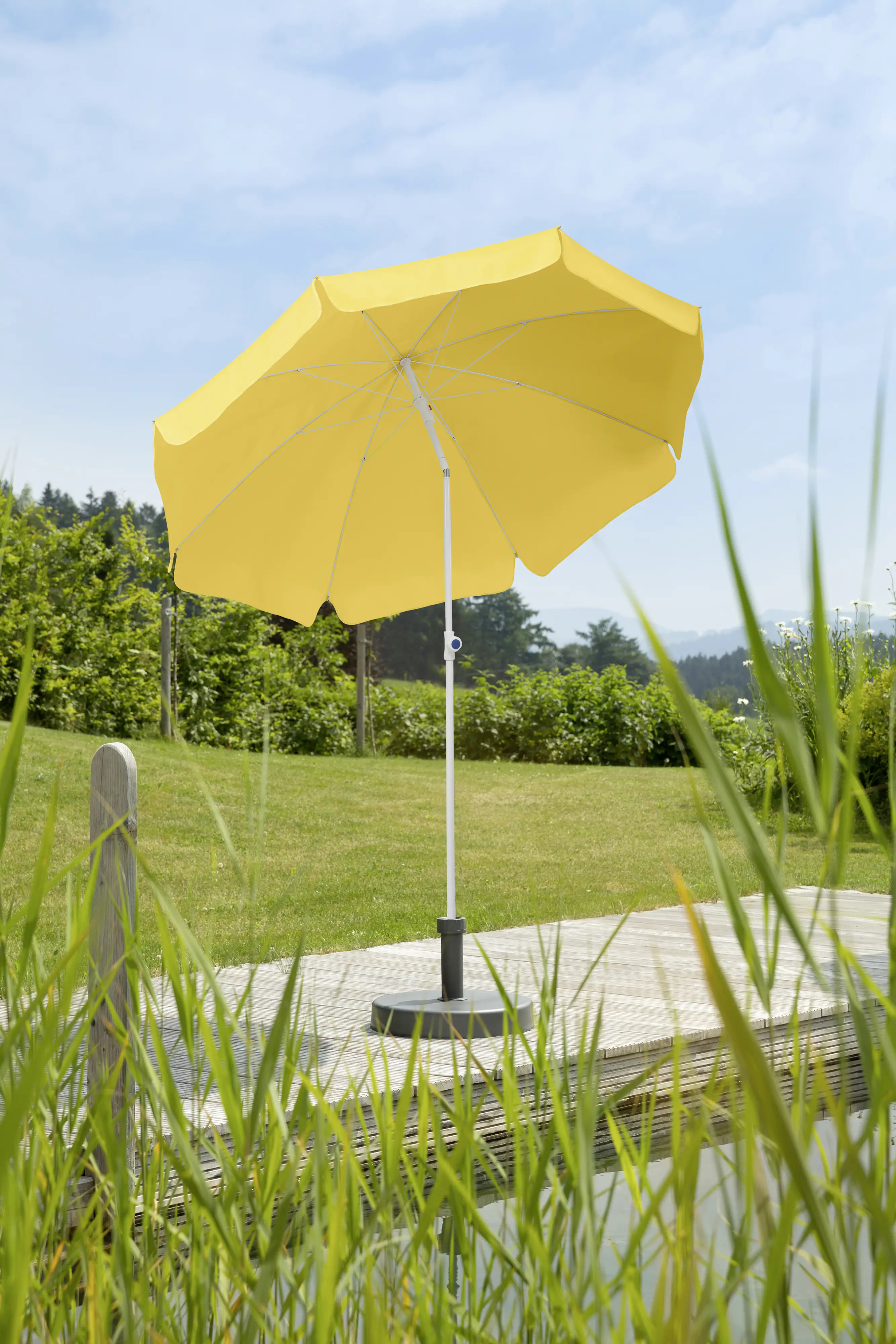 4000570680042_1802512 Schneider Sonnenschirm Ibiza goldgelb Ø 200 cm