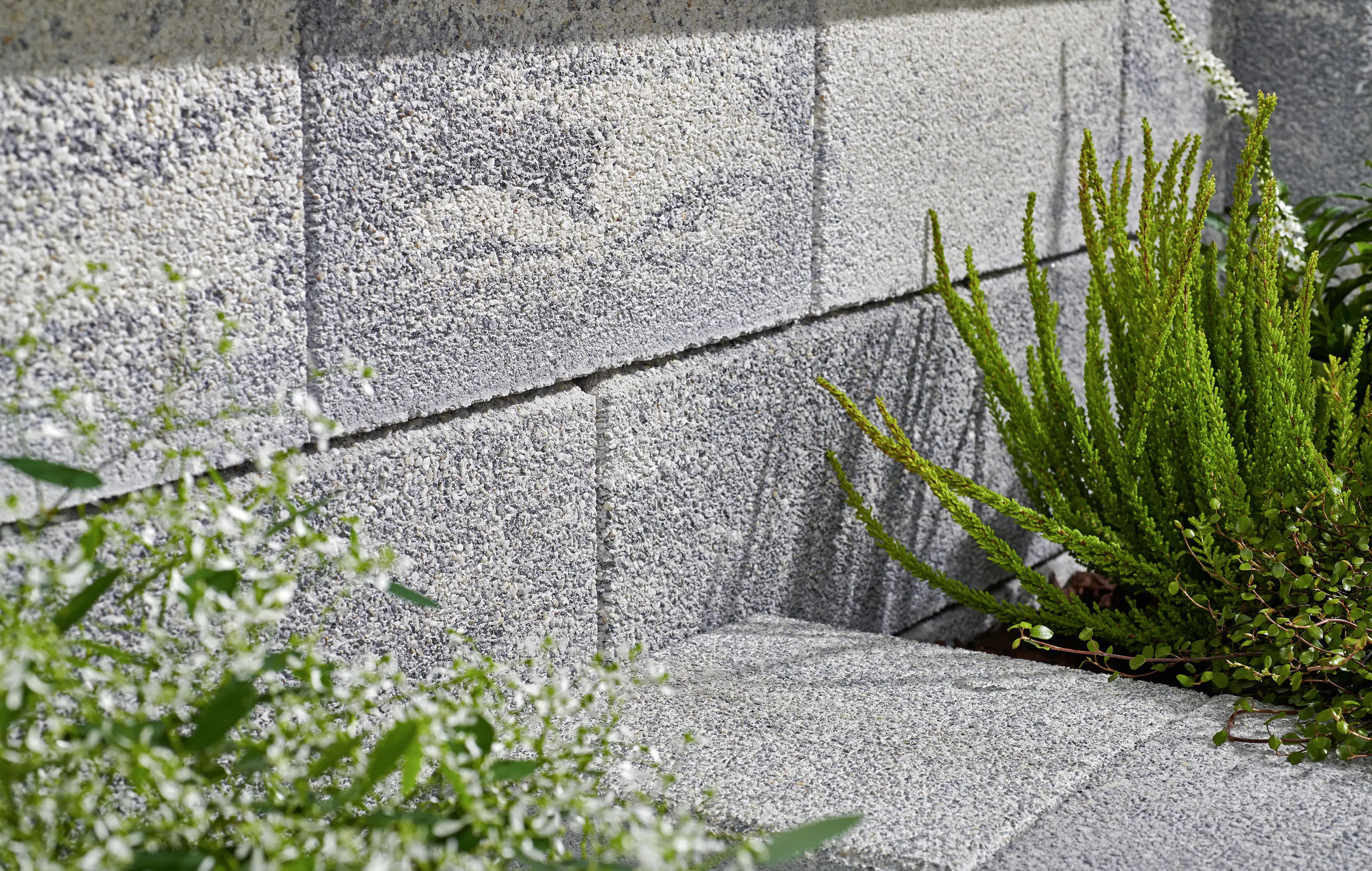 Kann Mauerstein Gomera 40 x 20 x 20 cm grau-alpine