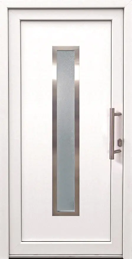 Panto Haustür Modell K016 DIN rechts weiß 110 x 210 cm